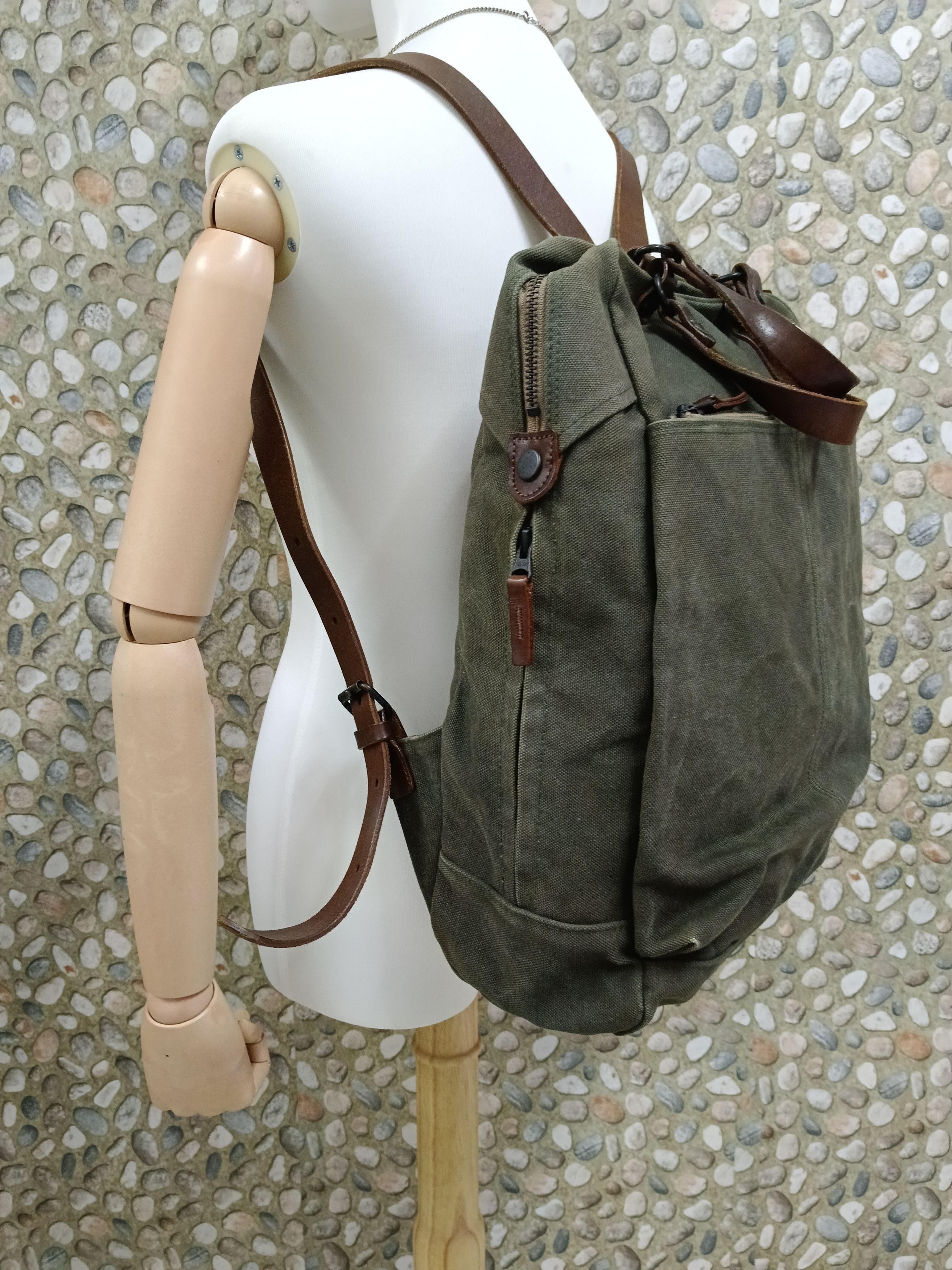 Japanese Brand BAGGY POP CANVAS BAGPACK Size ONE SIZE - 2 Thumbnail