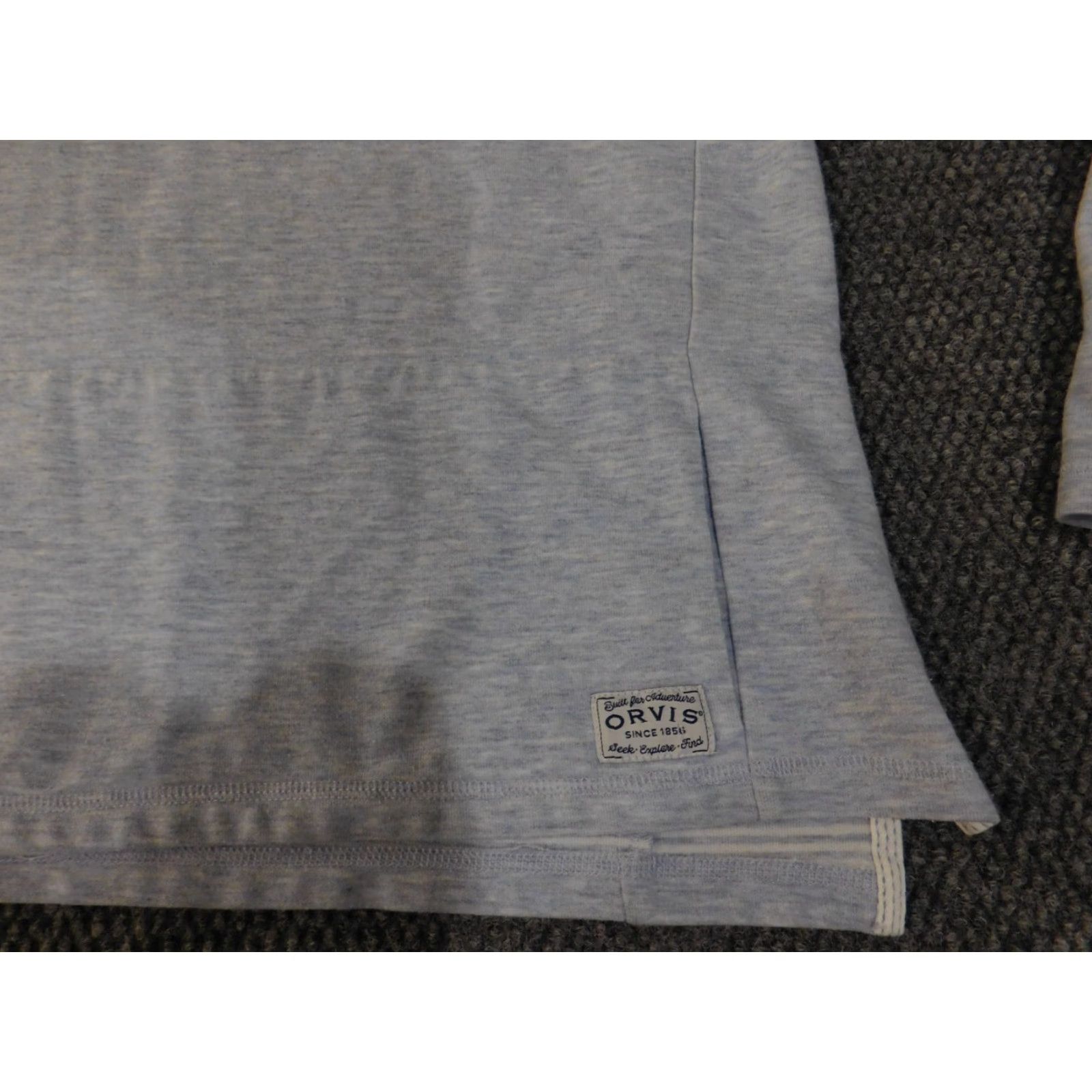 Orvis Orvis Sweater Women M Blue Pullover Raglan Sleeve Turtleneck Knit Stitch Stretch Casual Outdoor pullover Cotton Polyester Pullover Size M / US 6-8 / IT 42-44 - 5 Thumbnail