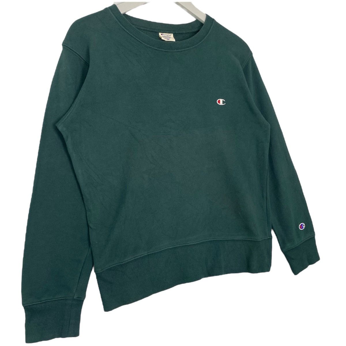 Vintage Vintage Champion Crewneck Sweatshirt Green Size S Size US S / EU 44-46 / 1 - 3 Thumbnail