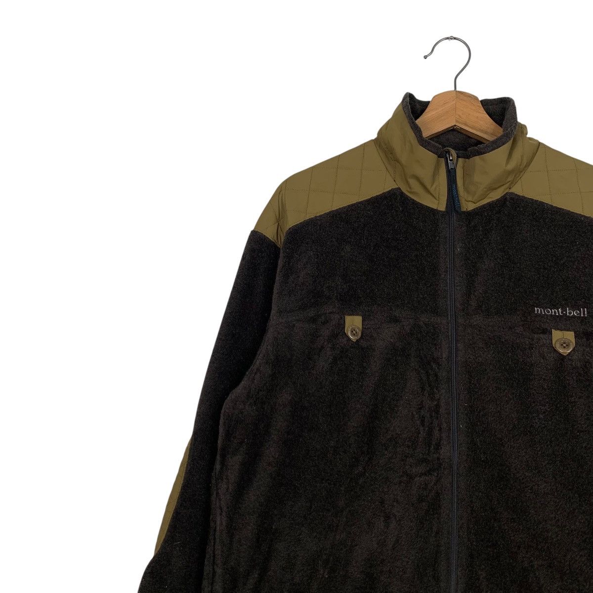 Montbell MONT-BELL Climawool Stand Collar Zipper Jacket #2654-C119 Size US M / EU 48-50 / 2 - 3 Thumbnail