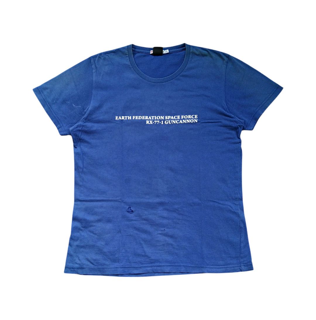 Anime × Japanese Brand Vtg 00s Uniqlo x GUNDAM ILLUSTRASIONS RX-77-1 GUNCANNON Size US M / EU 48-50 / 2 - 2 Thumbnail