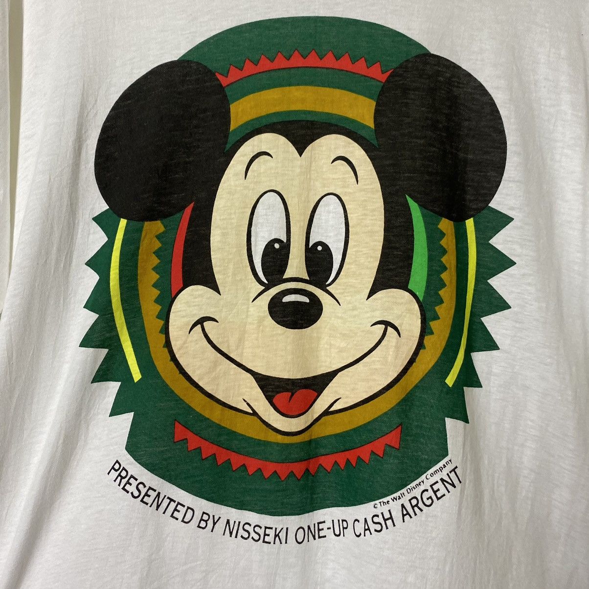 Mickey Mouse × Vintage Vintage 1990s The Walt Disney Company Mickey Mouse T Shirt Size US M / EU 48-50 / 2 - 2 Thumbnail