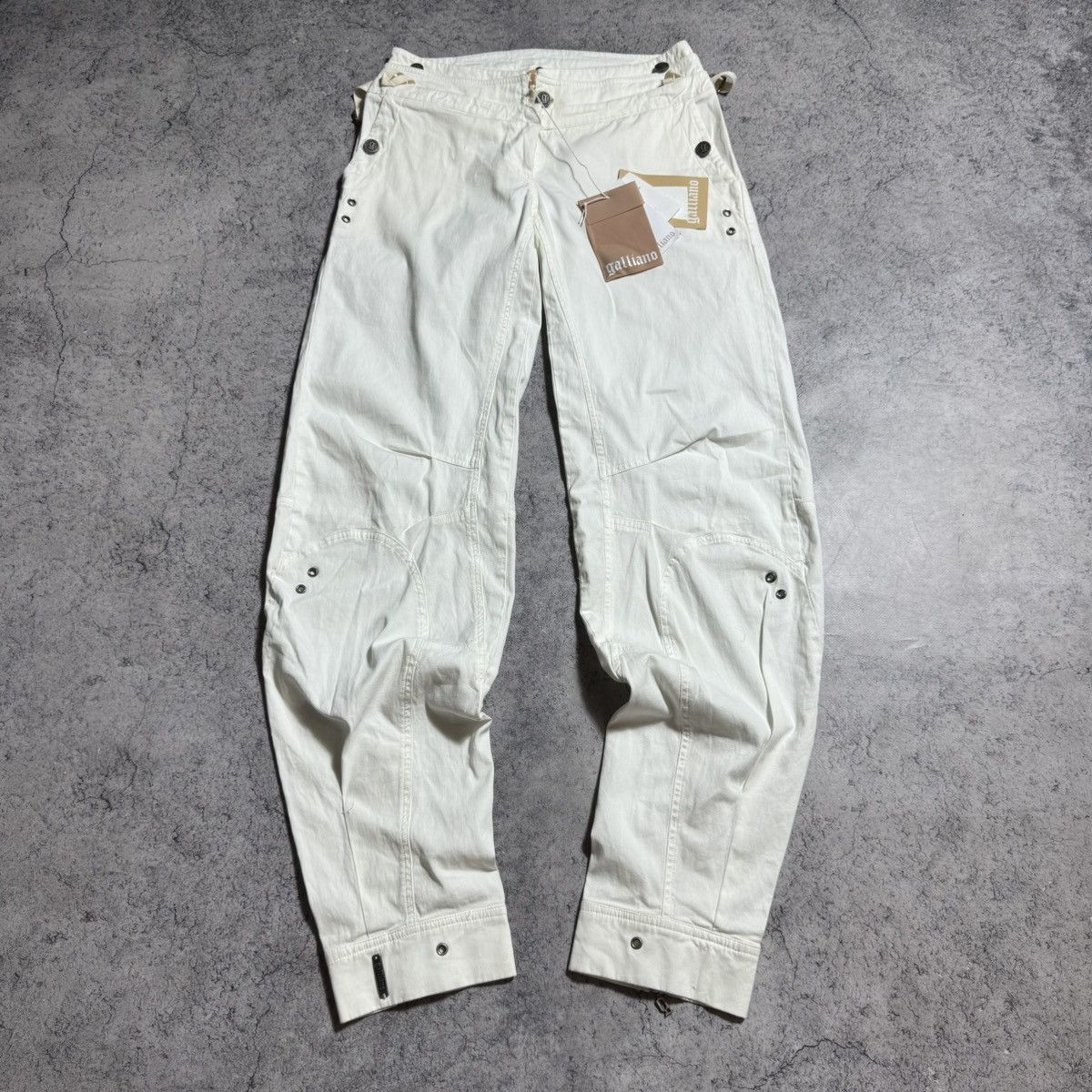 John Galliano NEW Galliano Rare Hose Pants Size 24" / US 00 / IT 34 - 1 Thumbnail