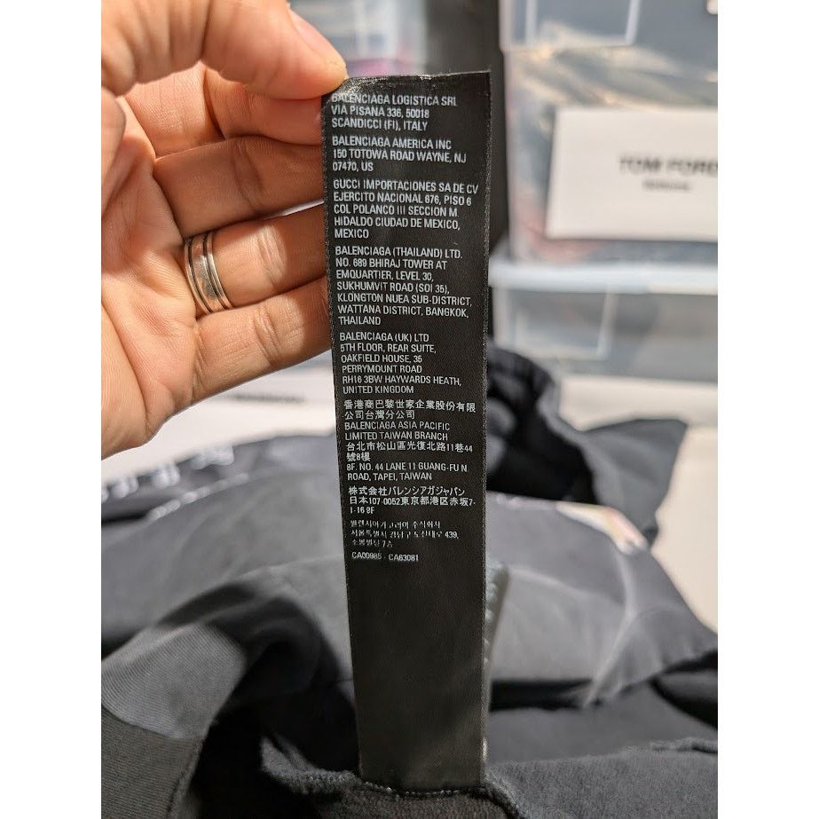 Balenciaga o1rshd1 Hoodie in Black Size US M / EU 48-50 / 2 - 22 Thumbnail