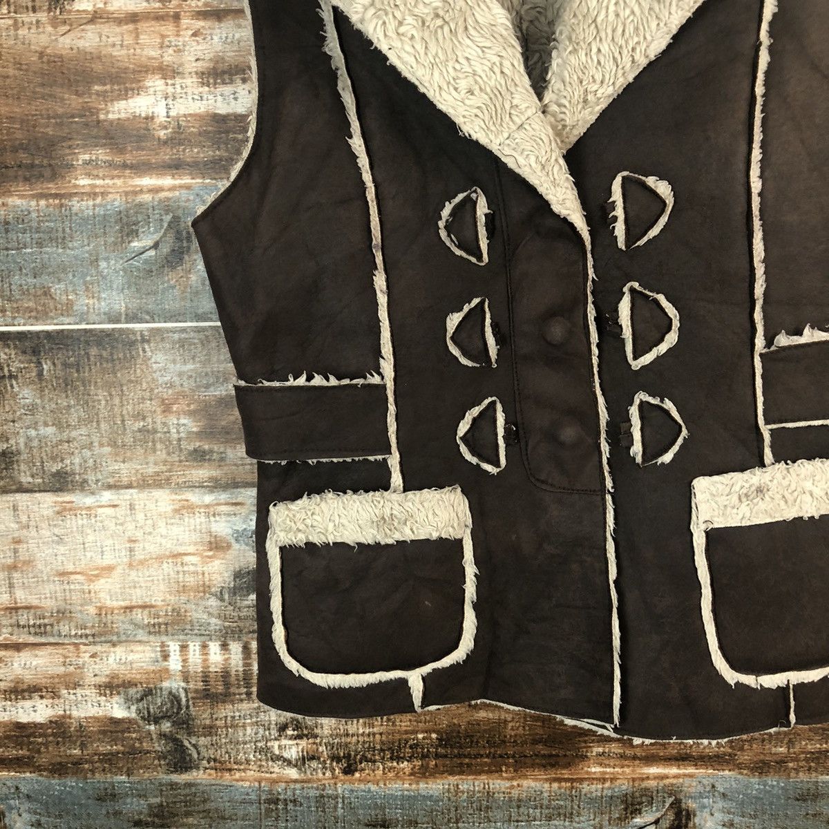 Japanese Brand Marcelle Renee Dark Brown Vest #A1447 Size US M / EU 48-50 / 2 - 7 Thumbnail