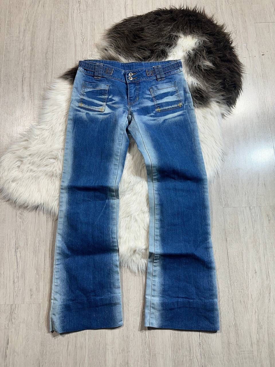 Vintage Vintage Flared Jeans Size 34" / US 12 / IT 48 - 2 Thumbnail