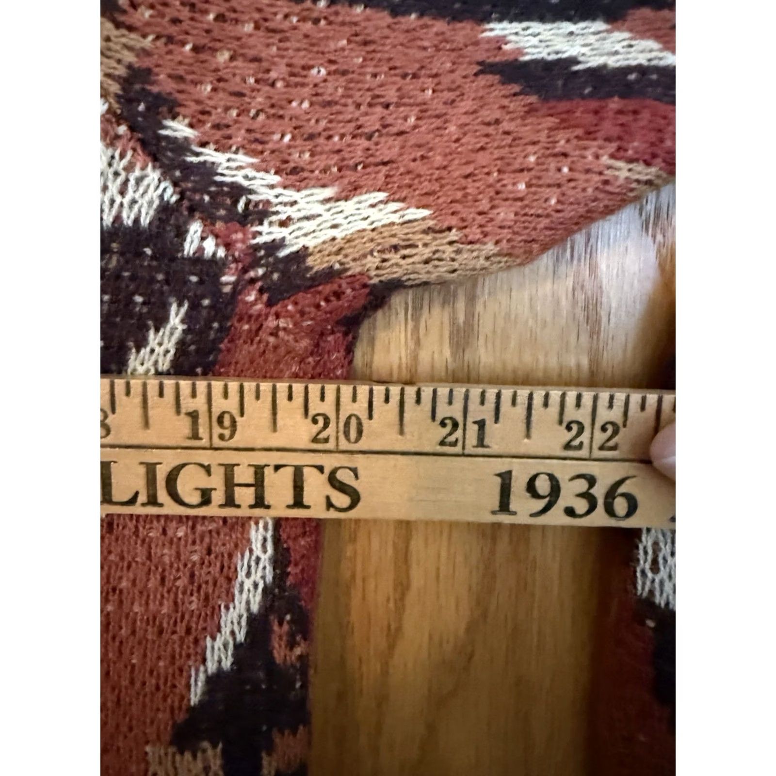 Vintage VINTAGE Rock & Roll Cowgirl Cardigan Long Sleeve Womens Large Aztec Duster Open Front Size L / US 10 / IT 46 - 3 Thumbnail