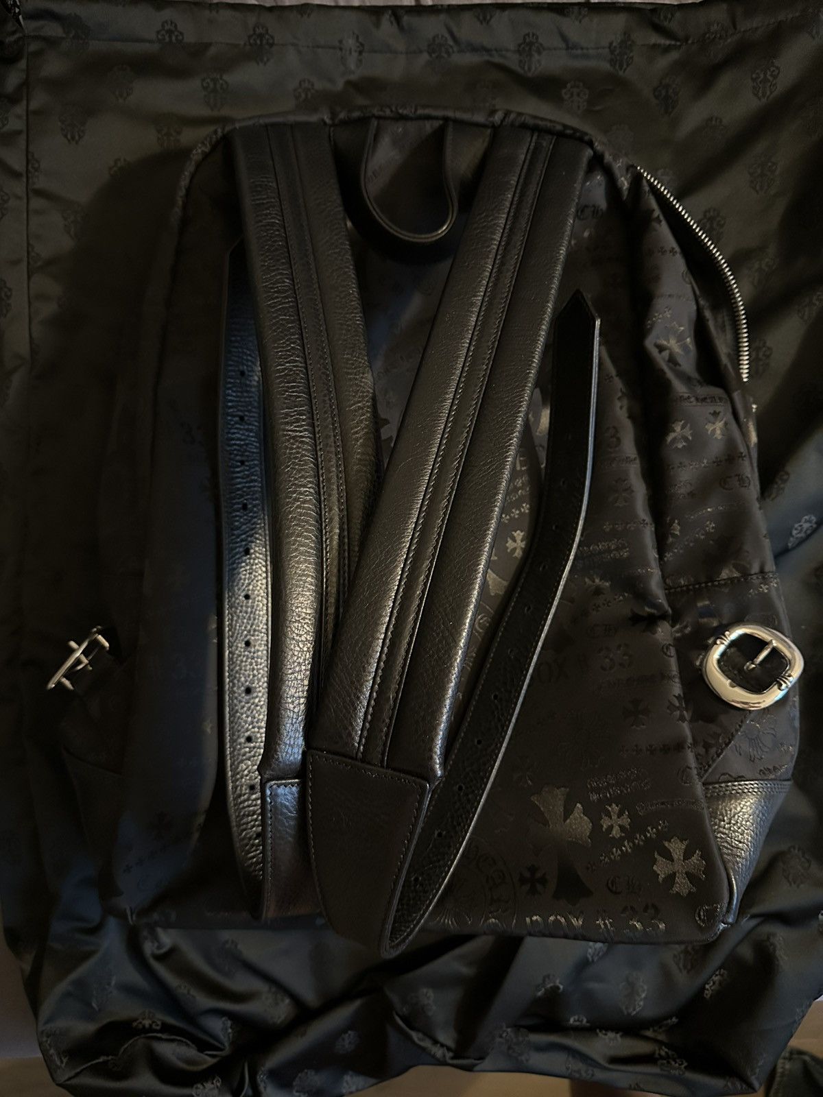 Chrome Hearts CHROME HEARTS STENCIL 7TH GRADE NYLON BACKPACK Size ONE SIZE - 3 Thumbnail