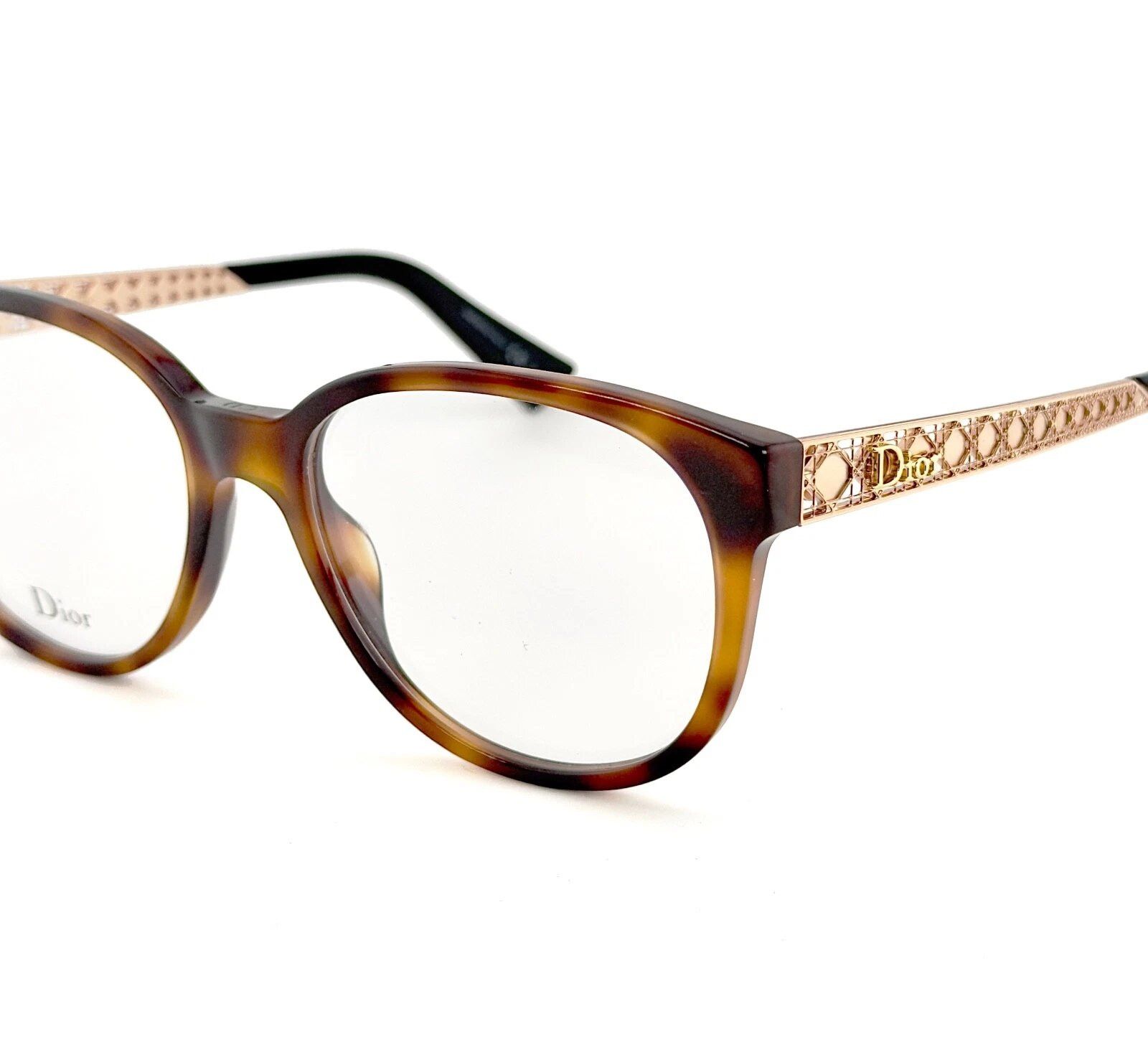 Christian Dior Monsieur CHRISTIAN DIOR DIORAMA Gold Brown DIORAMAO2 Optical Size ONE SIZE - 4 Thumbnail
