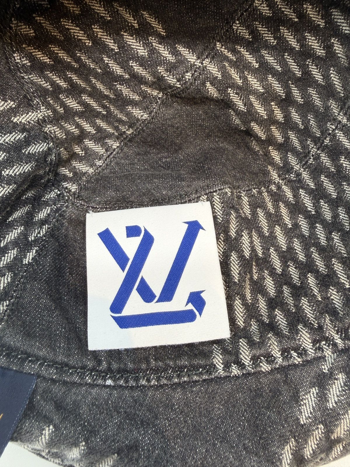 Louis Vuitton Louis Vuitton Nigo Monogram Denim Bucket Hat Size ONE SIZE - 6 Thumbnail