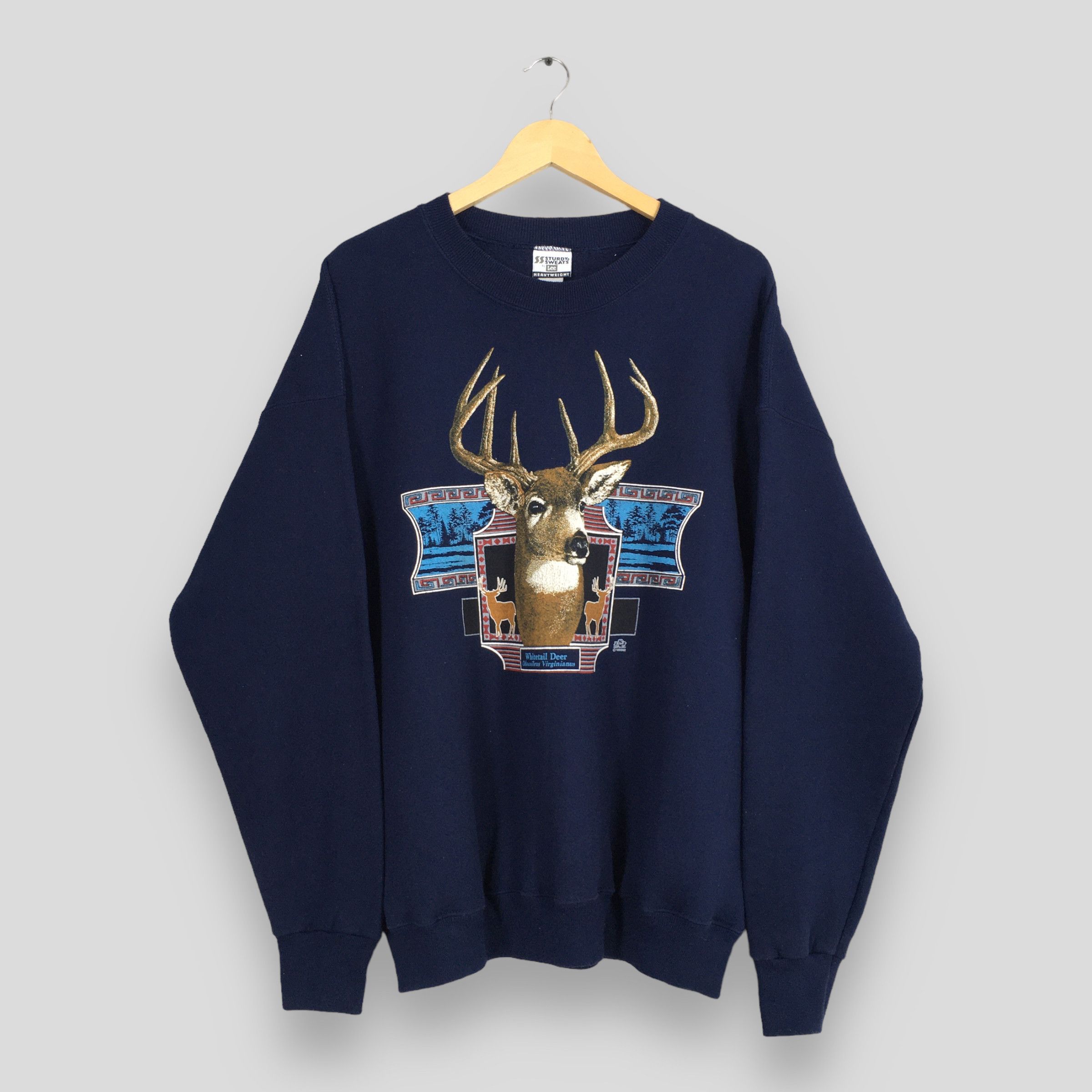 Other Vintage Whitetail Deer Animal Sweatshirt XLarge Size US XL / EU 56 / 4 - 1 Thumbnail