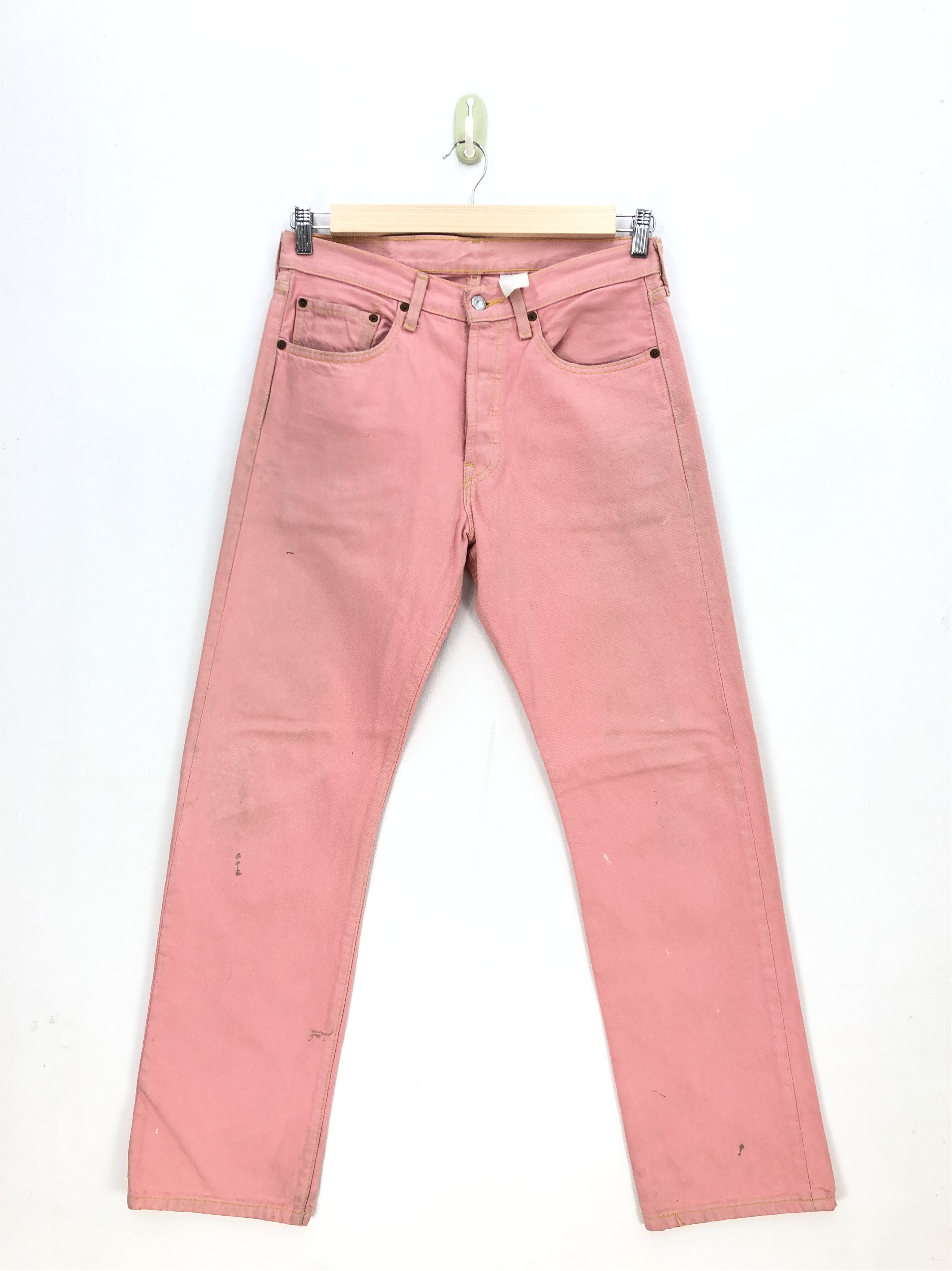 Levi's Vintage Levis Jeans Pink Levi's 501 Denim Dirty Levis Pants Size US 32 / EU 48 - 1 Thumbnail