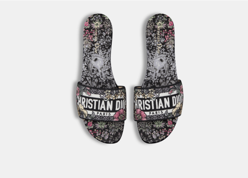 Dior o1w1db10126 KCQ209 Slides in Multicolor Size US 8 / IT 38 - 3 Thumbnail