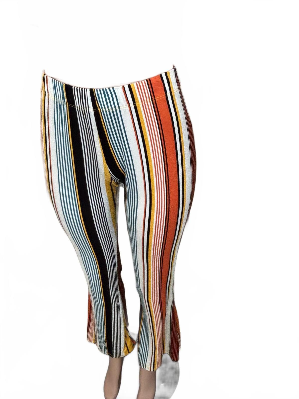 Other LA GYPSY Multicolor Striped Pants. Festival Boho. Size M Size 32" / US 10 / IT 46 - 3 Thumbnail