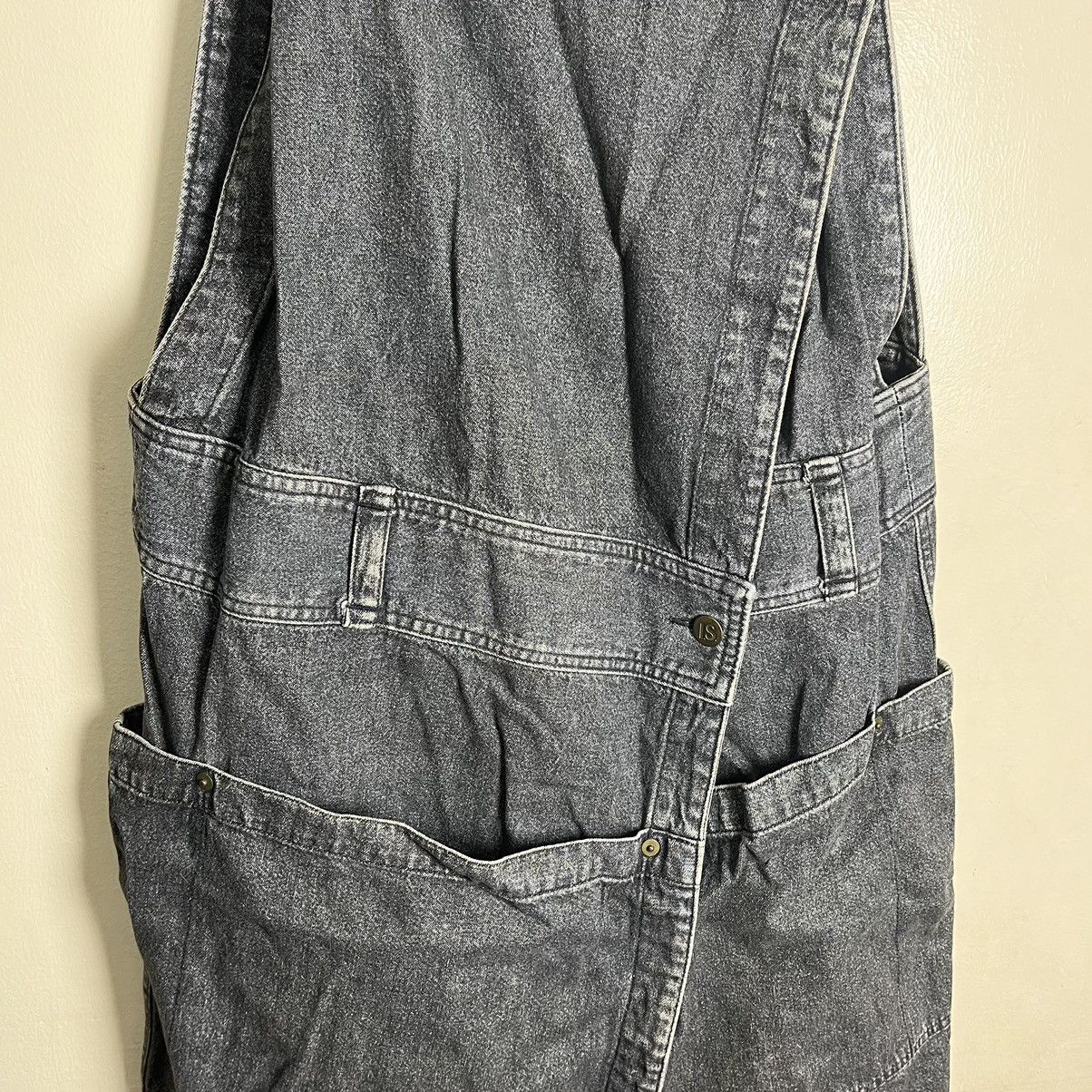Issey Miyake 80's I.S Issey Miyake - Tsumori Chisato Denim Jumper Dress Size S / US 4 / IT 40 - 5 Thumbnail