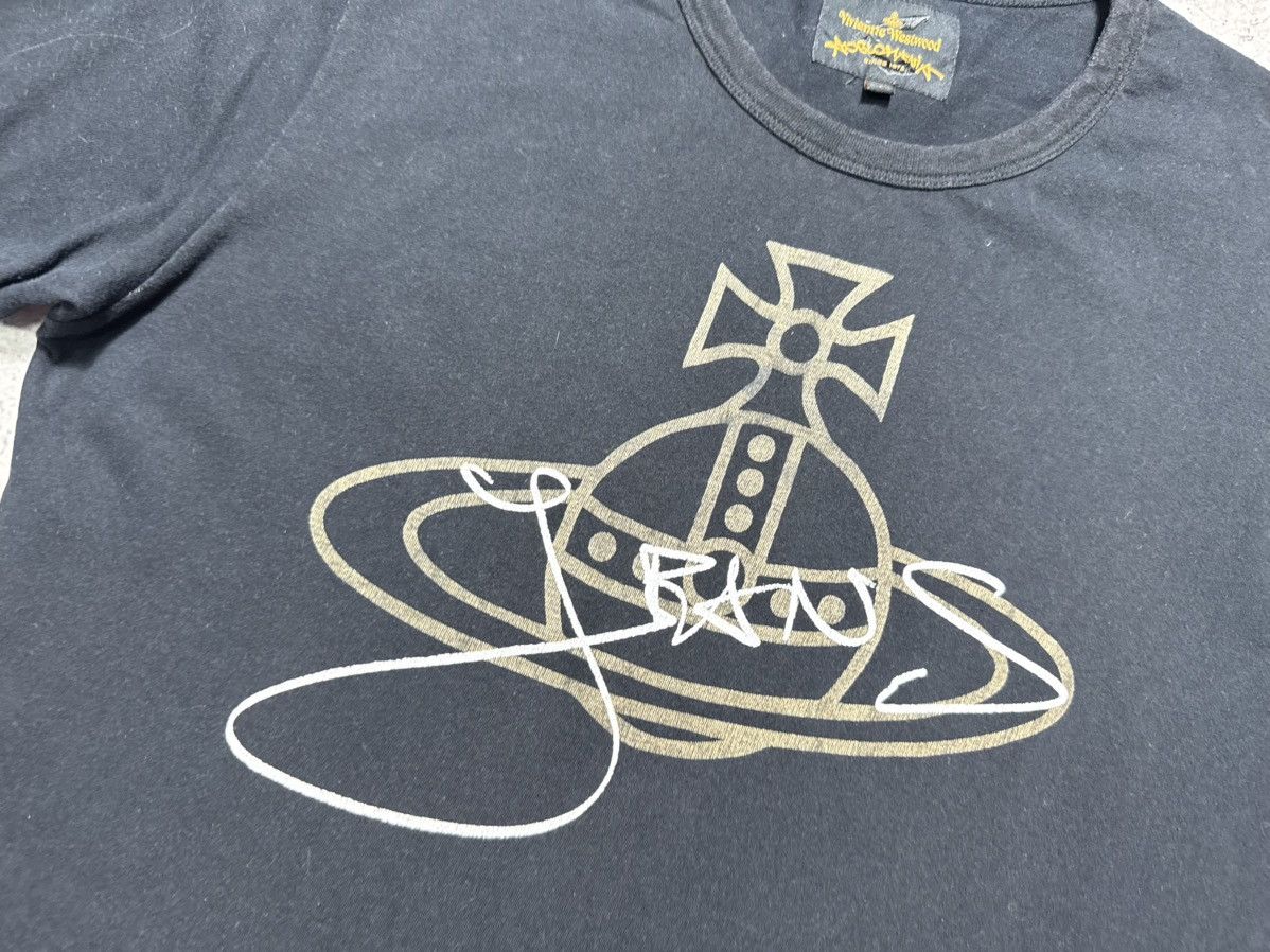 Vivienne Westwood Vivienne Westwood Anglomania Luxury T-Shirt Black Big Logo Size US M / EU 48-50 / 2 - 6 Thumbnail