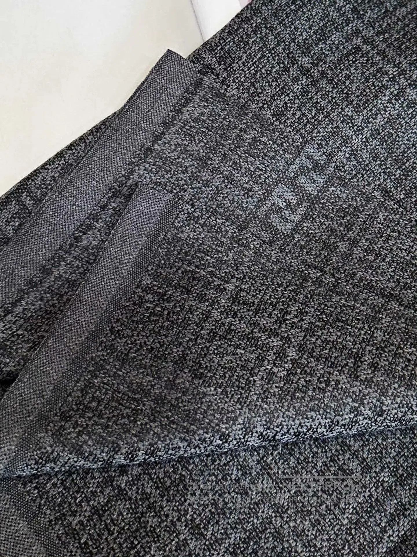 Fendi Fendi Black Gray Wool Scarf. Size ONE SIZE - 5 Thumbnail
