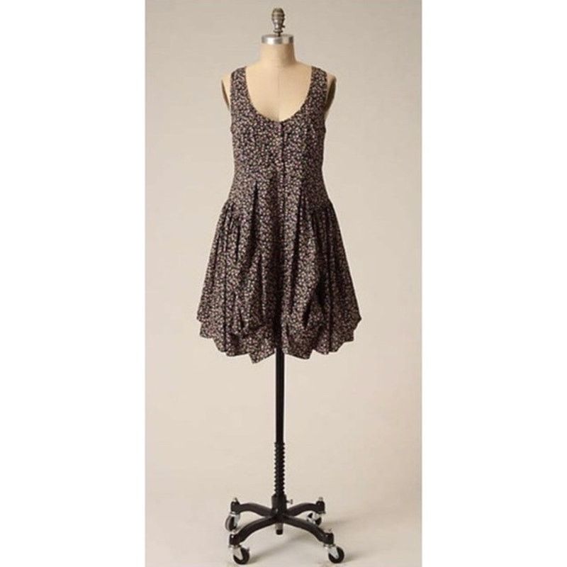Anthropologie Anthropologie Maeve Alyssum Ditsy Floral Bustled Dress SZ 12 Size XL / US 12-14 / IT 48-50 - 1 Thumbnail