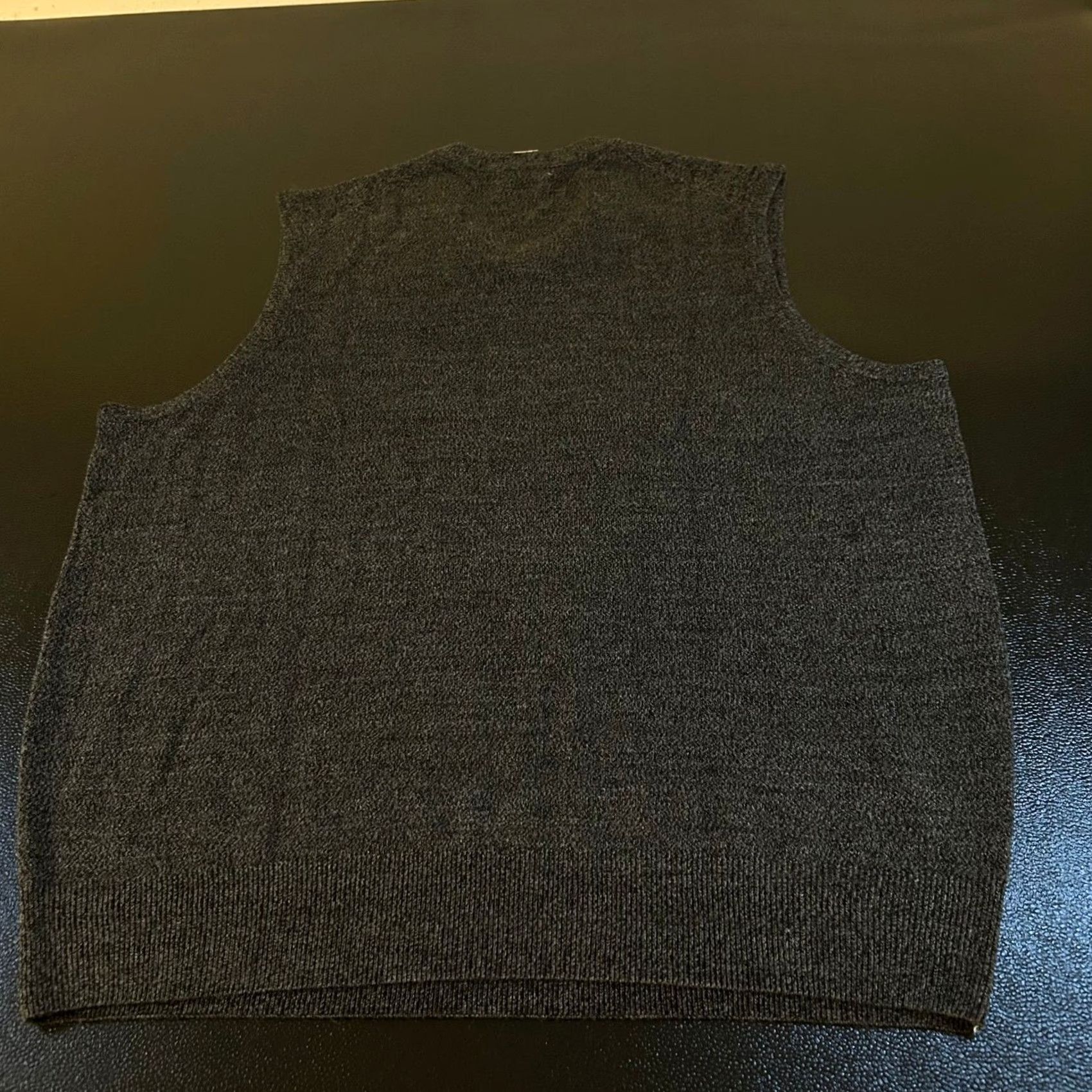 Dockers Dockers Sweater Vest Mens XL Tall XLT Asphalt Gray V-Neck Layering Cable-Knit Pullover Casual Business Casual Shirt/Cardigan Size US XL / EU 56 / 4 - 3 Thumbnail