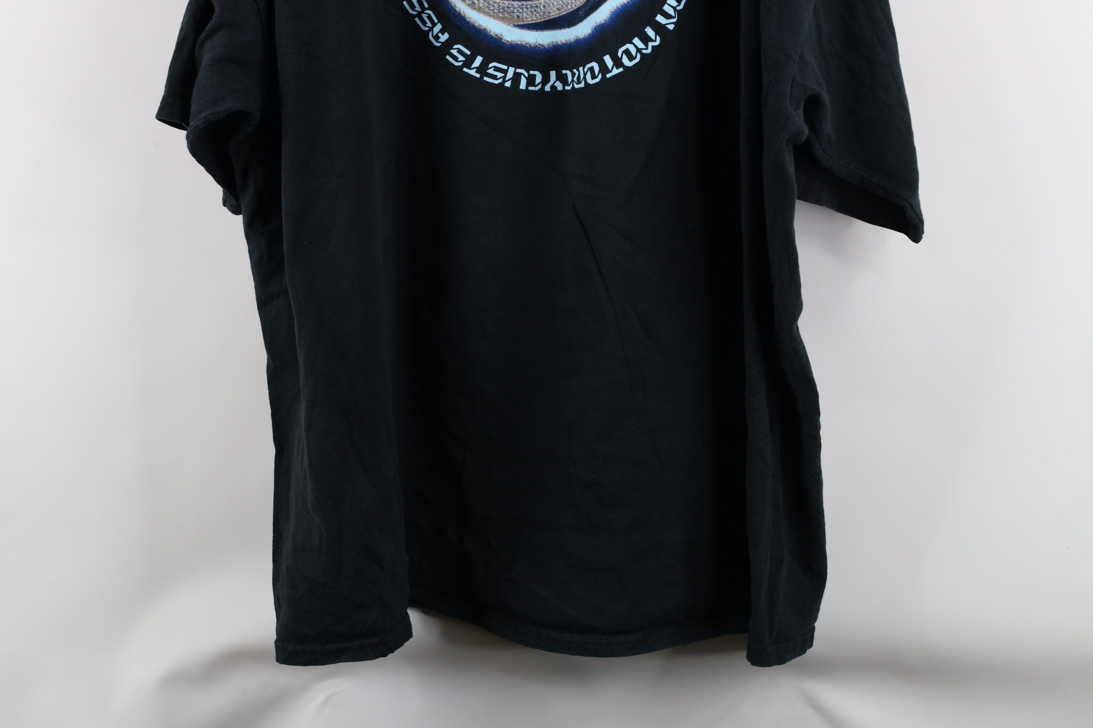 Vintage Vintage Y2K 2002 Motorcyclists Association T-Shirt Black Size US XXL / EU 58 / 5 - 10 Thumbnail
