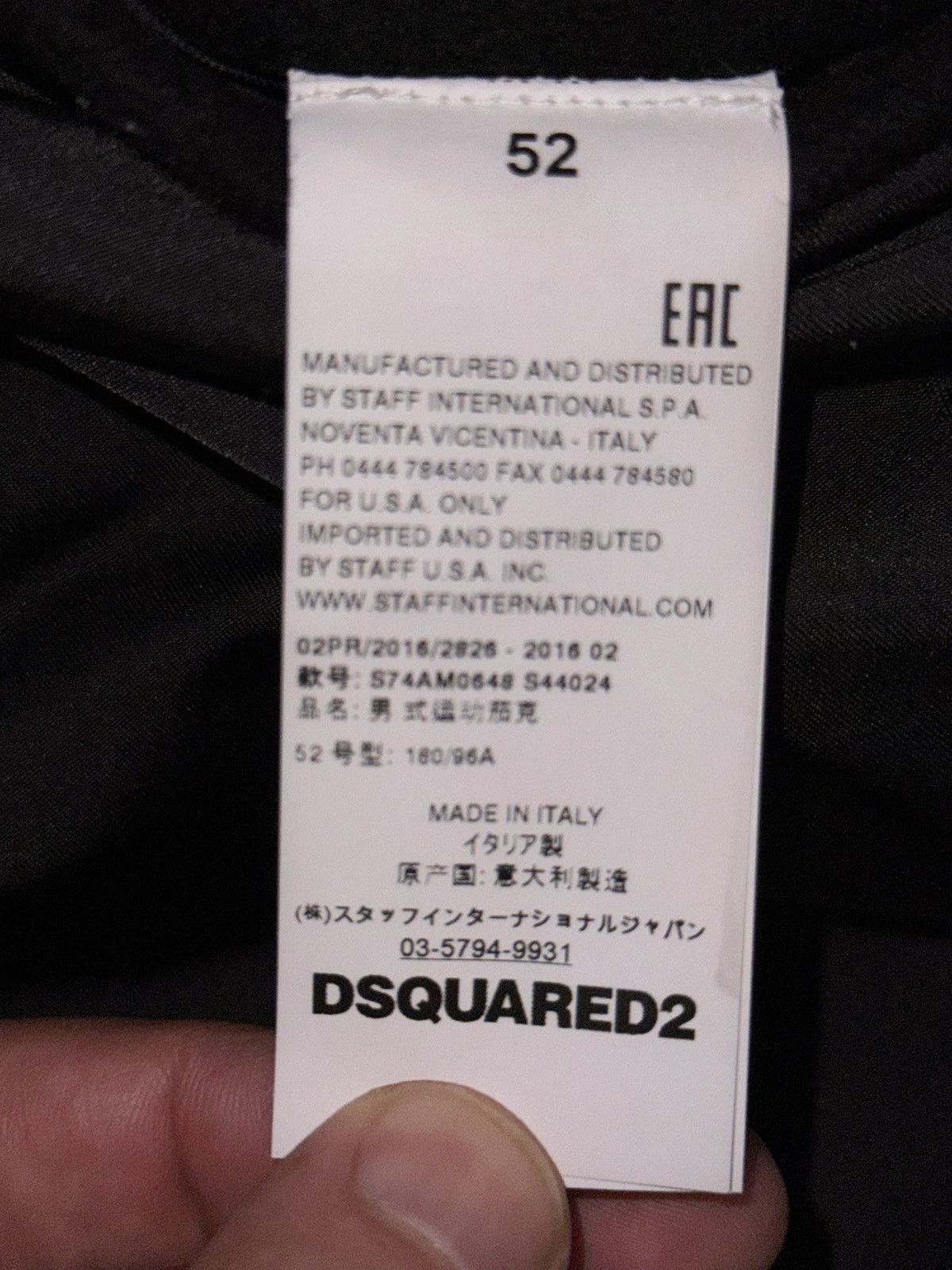 Dsquared2 Gorgeous classic double breasted peacoat by Dsquared Size US L / EU 52-54 / 3 - 8 Thumbnail