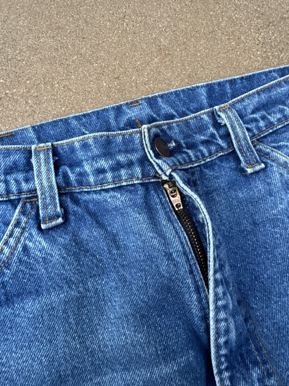 Levi's Vtg 80’s Levi’s 646 Orange Tab Bellbottom Flare Jeans 34x28 Size US 34 / EU 50 - 5 Thumbnail