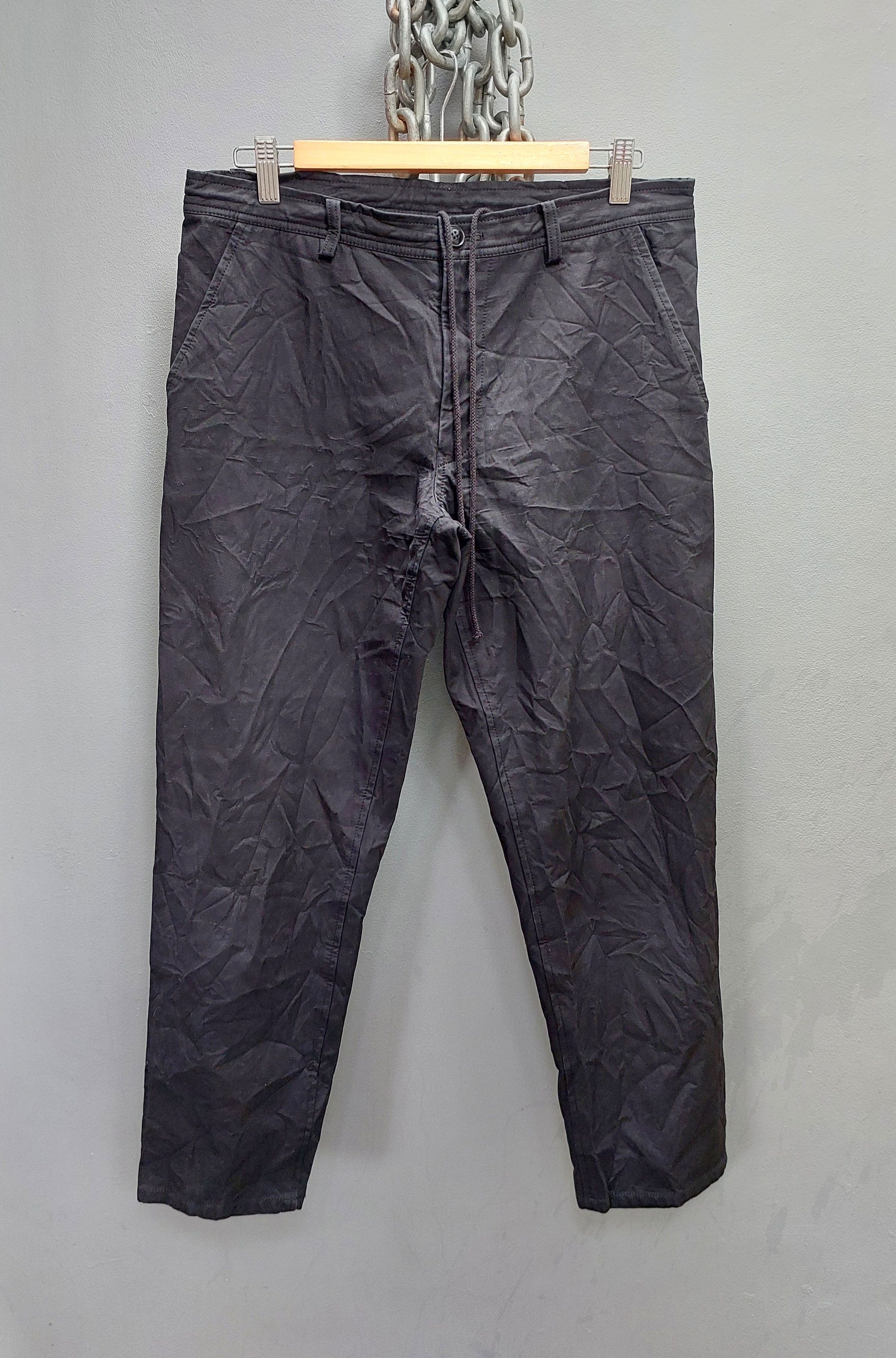 Y's × Y's for Men × Yohji Yamamoto Y's x Yohji Yamamoto Black Utility Tapered Pants Size US 33 - 1 Thumbnail