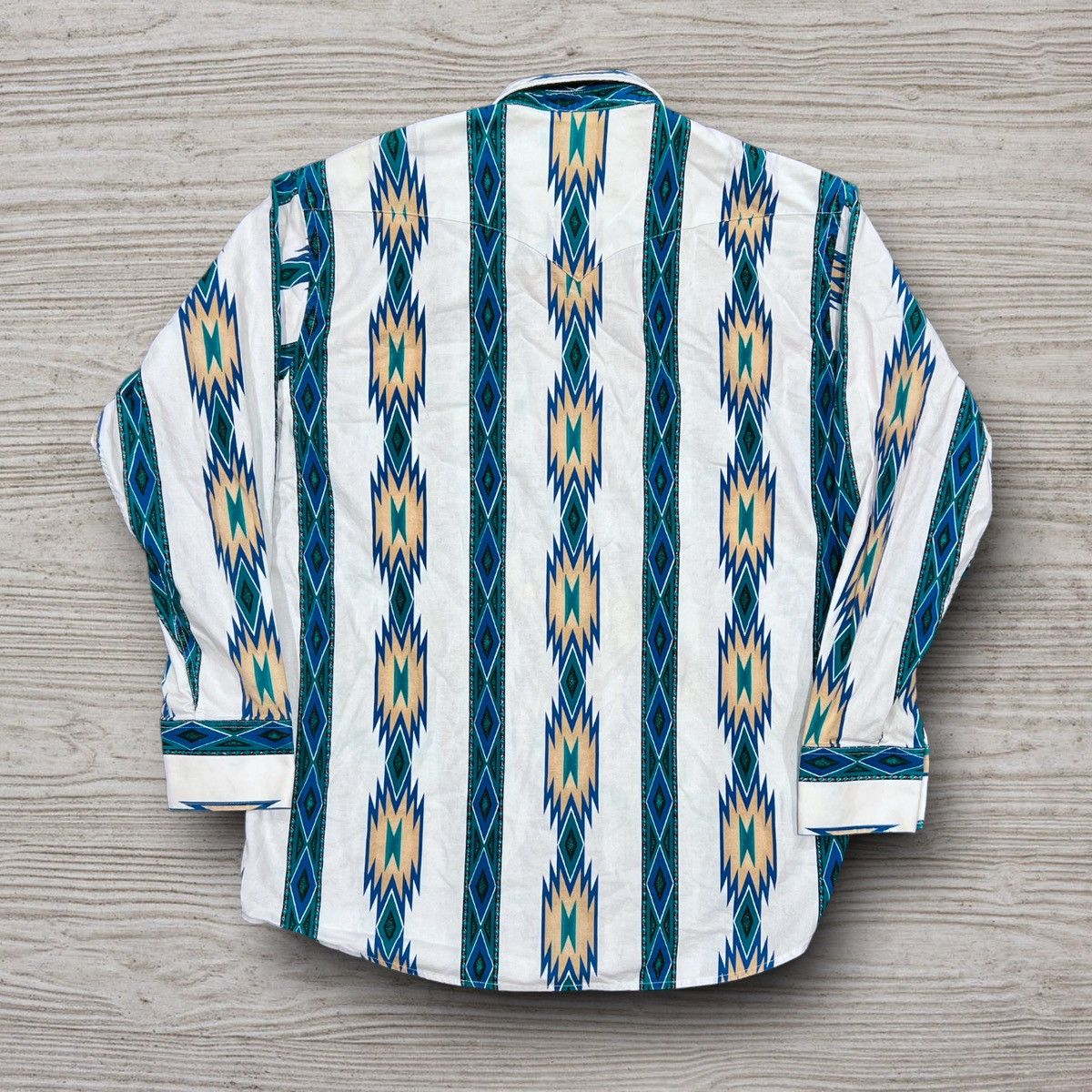 Pendleton Panhandle Aztec Striped Western Style Button Up Shirt Size US XL / EU 56 / 4 - 3 Thumbnail