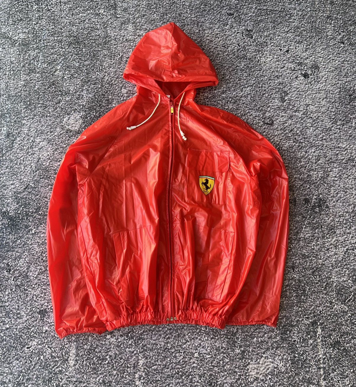 Ferrari × Streetwear × Vintage Raincoat Ferrari Size US L / EU 52-54 / 3 - 1 Thumbnail