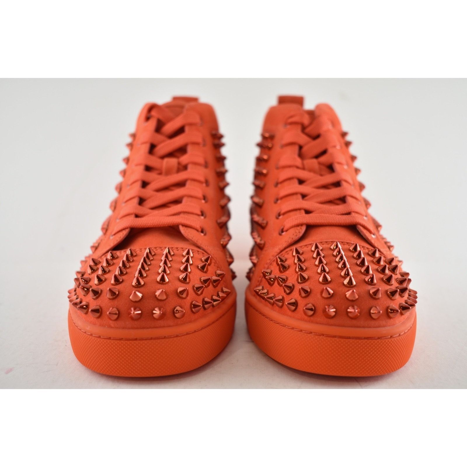 Christian Louboutin Christian Louboutin Louis Flat Spike Tomate Red Orange High Size US 11 / EU 44 - 6 Thumbnail