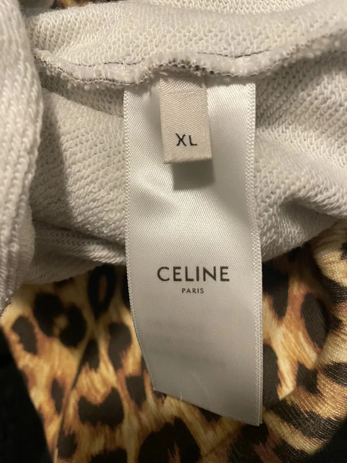 Celine Celine leopard hoodie Size US XL / EU 56 / 4 - 4 Thumbnail