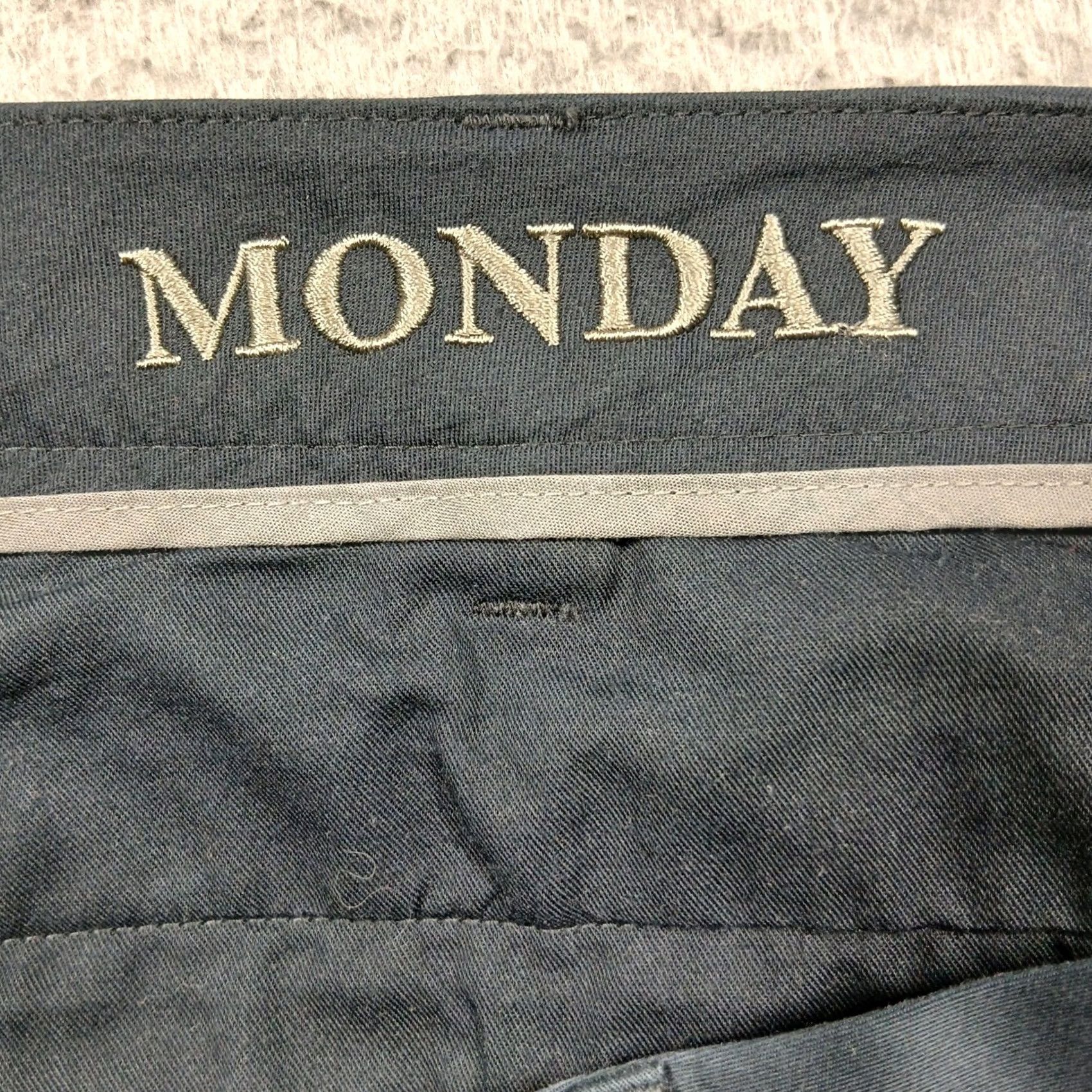 Bonobos Bonobos Slim Fit Chino Pants Mens 31x32 Navy Blue Cotton Casual Size US 31 - 6 Thumbnail