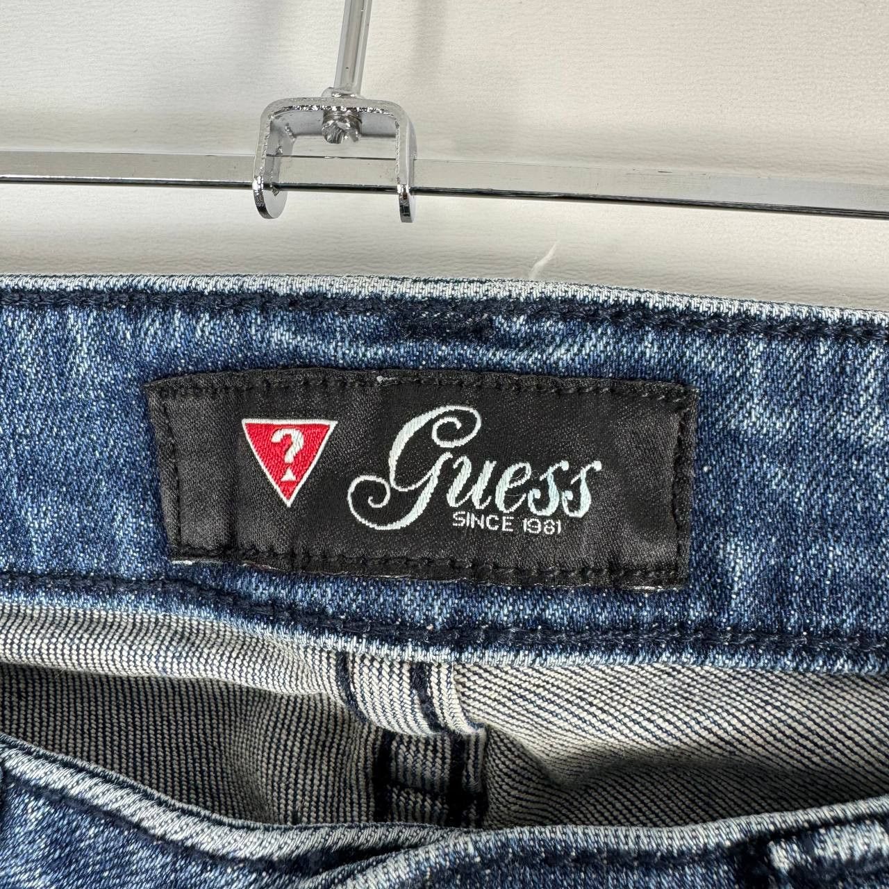 Guess Guess Skinny Fit Blue Distressed Jeans Women’s Denim Size 26 Size 29" - 4 Thumbnail