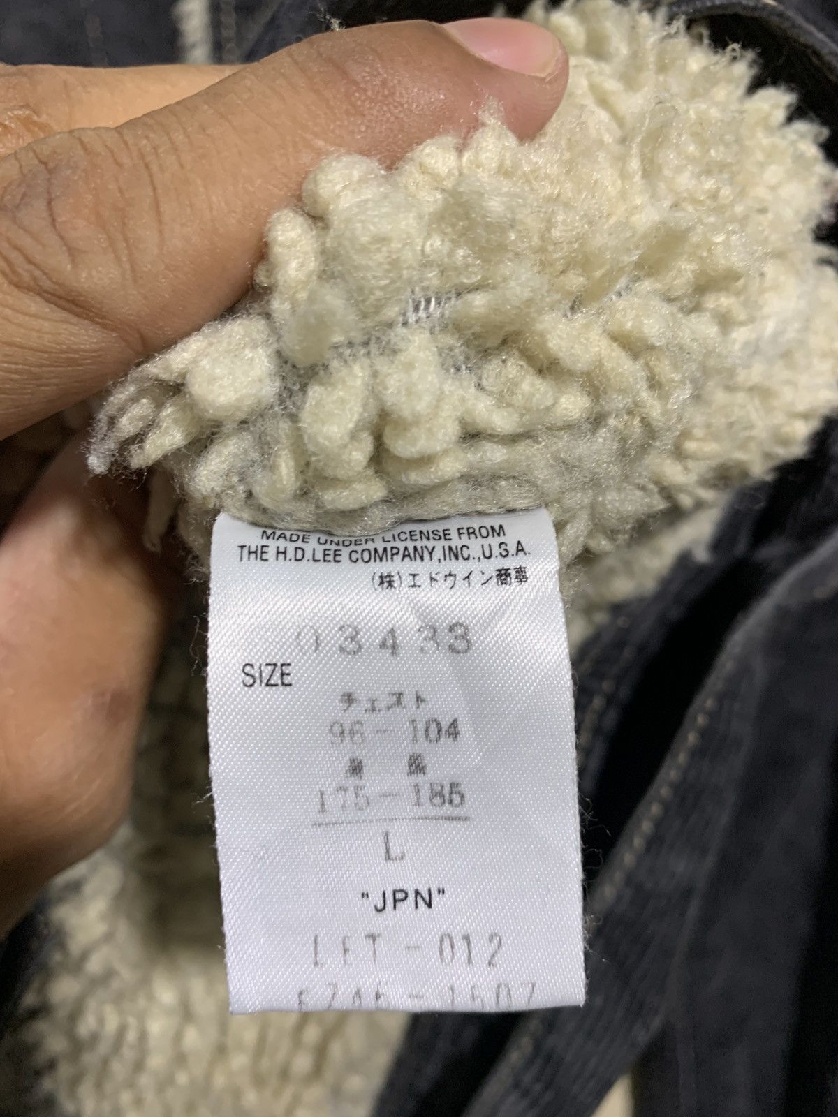 Lee 🔥LEE STORM RIDER CORDUROY JACKET SHERPA Size US M / EU 48-50 / 2 - 9 Thumbnail