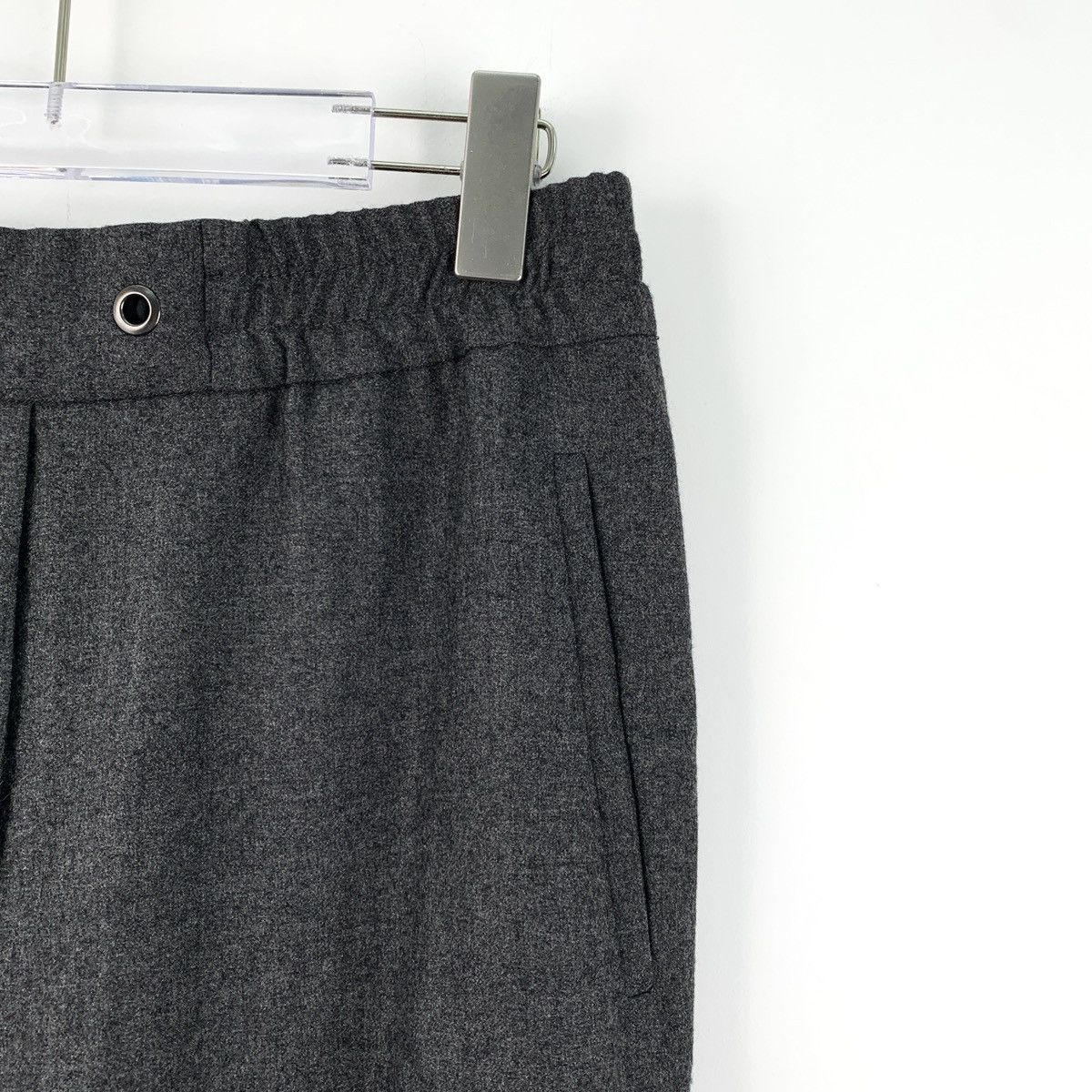 Brunello Cucinelli Brunello Cucinelli BC Dark Grey Beaded Casual Pants K26WX Size 28" / US 6 / IT 42 - 3 Thumbnail