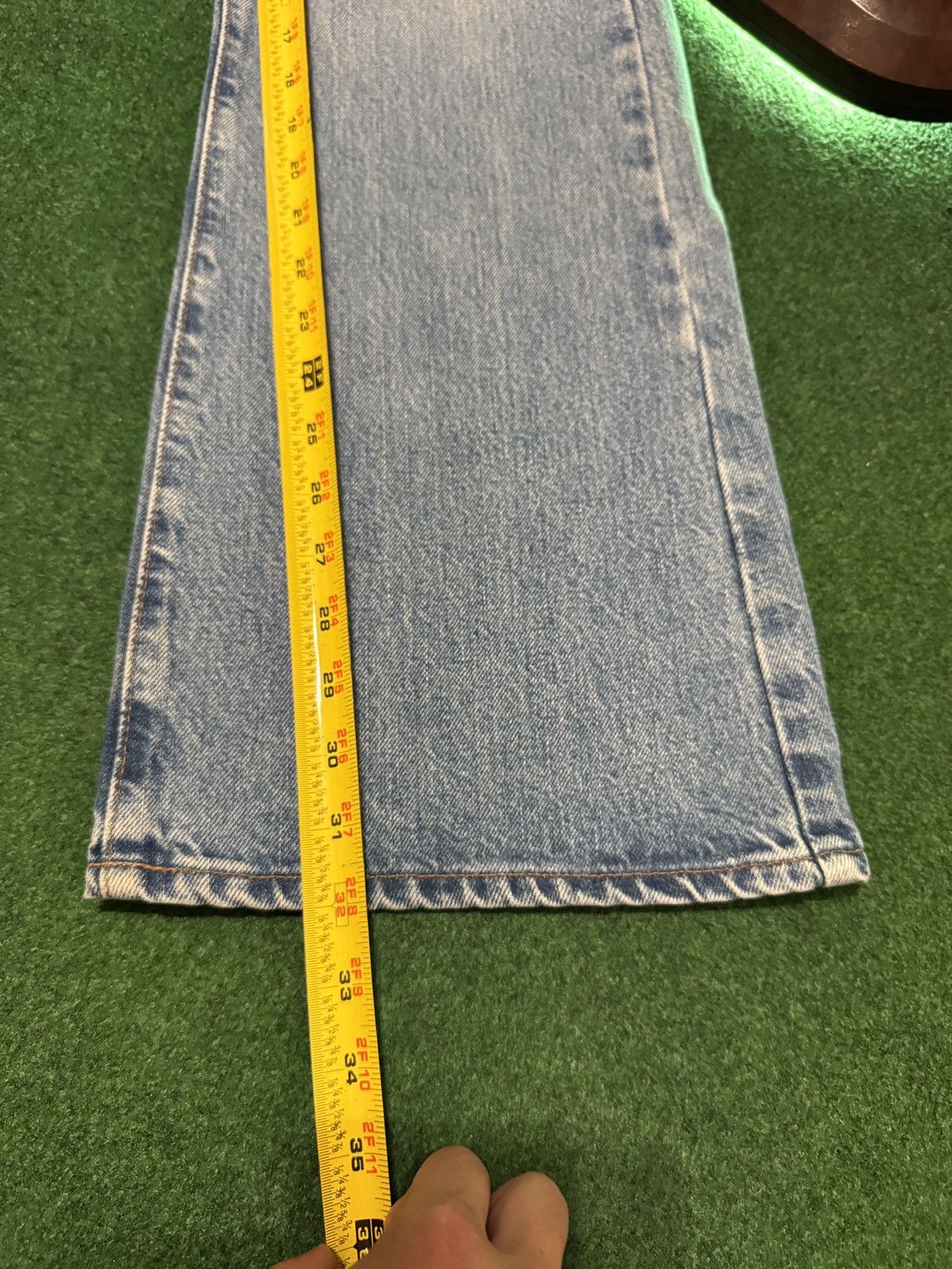 Old Navy Y2K Old Mavy Low Rise Flare Women 14 36x32 Light Wash Jeans Size 36" / US 14 / IT 50 - 5 Thumbnail