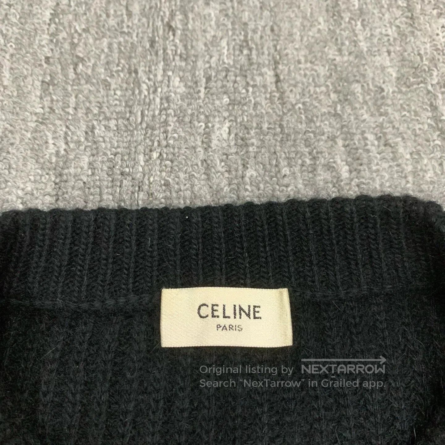 Celine celine black wool sweater size s. Size S / US 4 / IT 40 - 6 Thumbnail