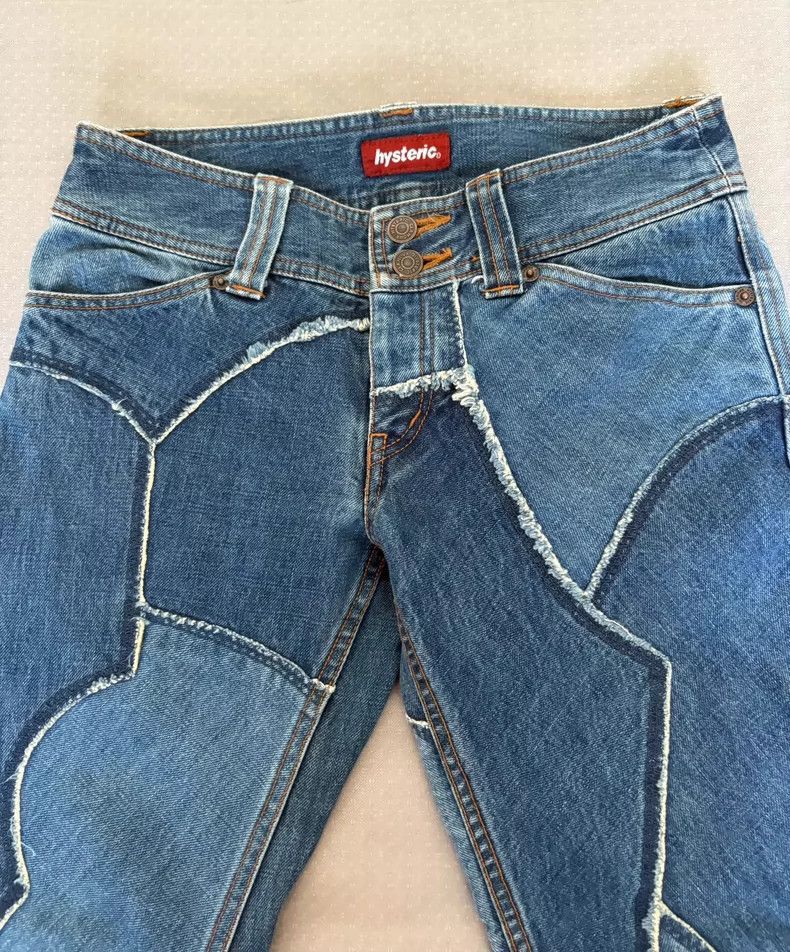 Yohji Yamamoto Vintage Patchwork Denim Pants-2506 Size 27" / US 4 / IT 40 - 5 Thumbnail
