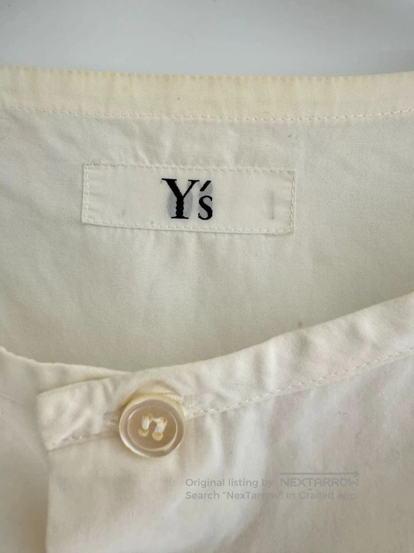 Y's Yohji Yamamoto Short Sleeve Blouse. Size M / US 6-8 / IT 42-44 - 7 Thumbnail