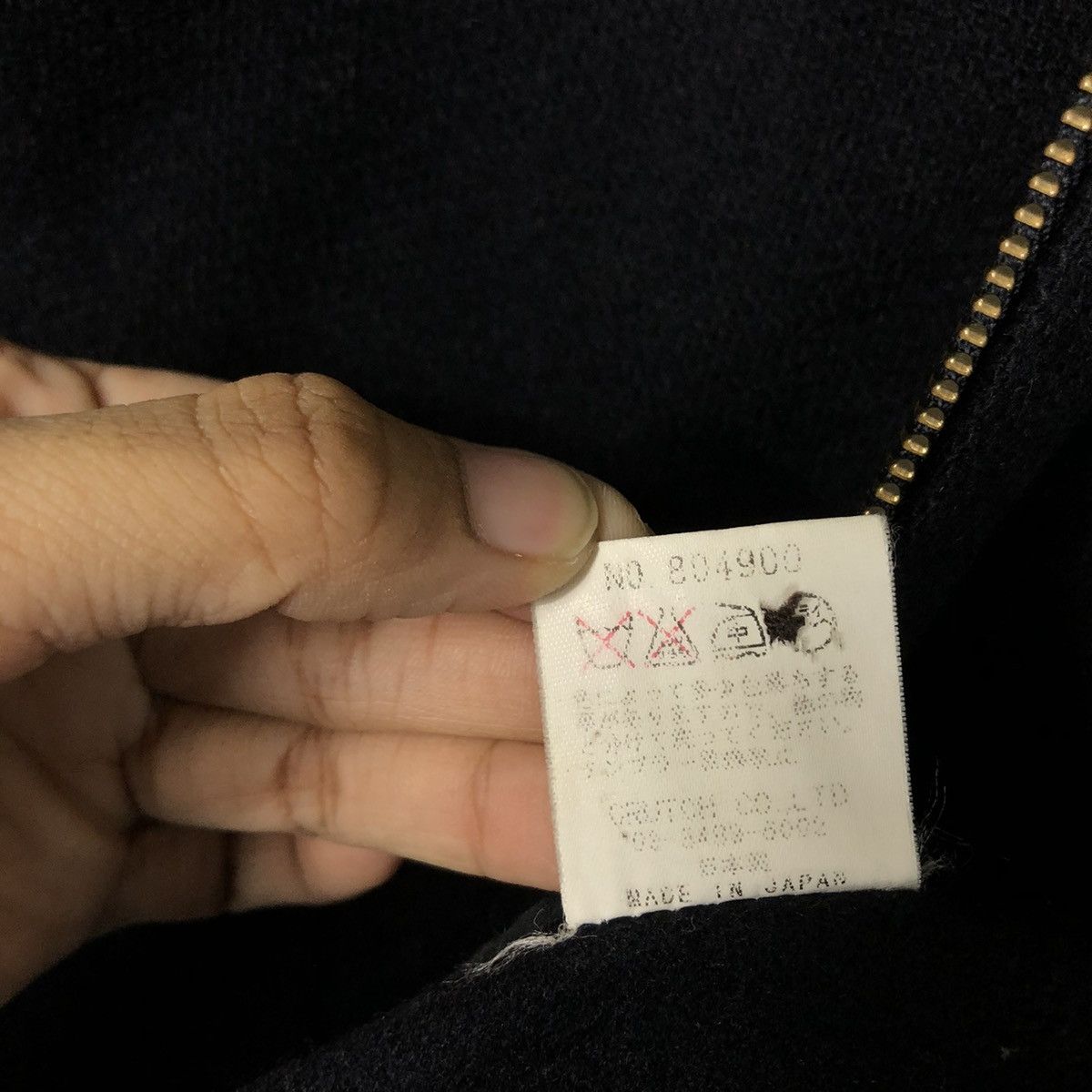 Japanese Brand 📌VINTAGE WOOL BIKER JACKET AUGMENT JAPAN ISSEY MIYAKE Size US S / EU 44-46 / 1 - 21 Thumbnail