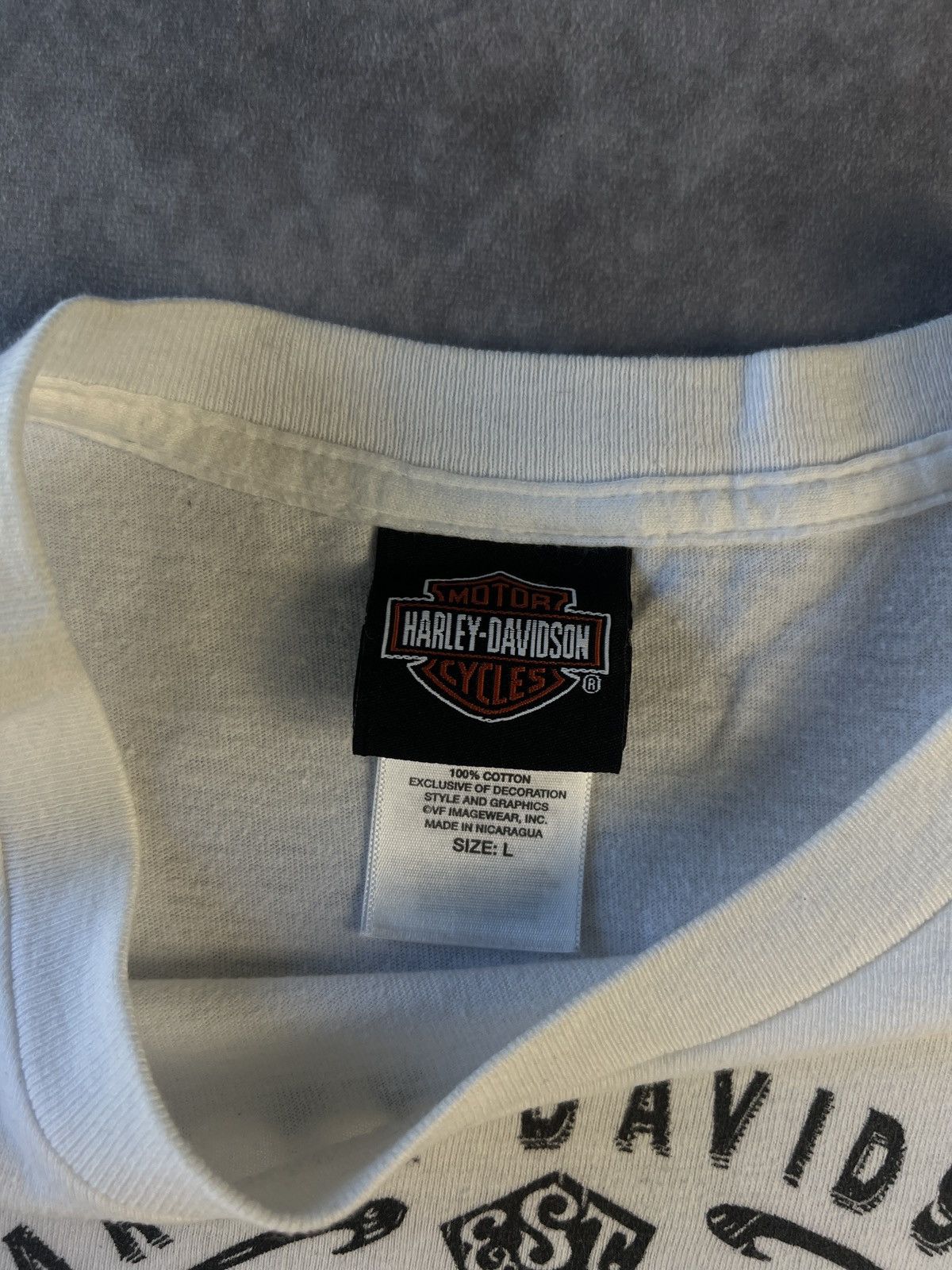 Harley Davidson × Vintage Harley Davidson Motorcycles T-Shirt Size L White Long Sleeve Size US L / EU 52-54 / 3 - 4 Thumbnail