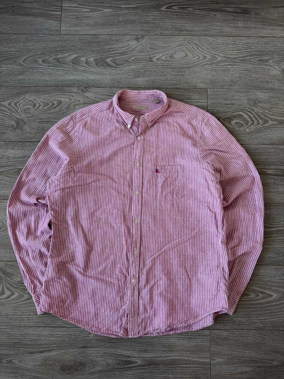 Burberry ‼️Archival Burberry OldMoney Premium Luxury Cell Logo Shirt‼️ Size US XL / EU 56 / 4 - 8 Thumbnail