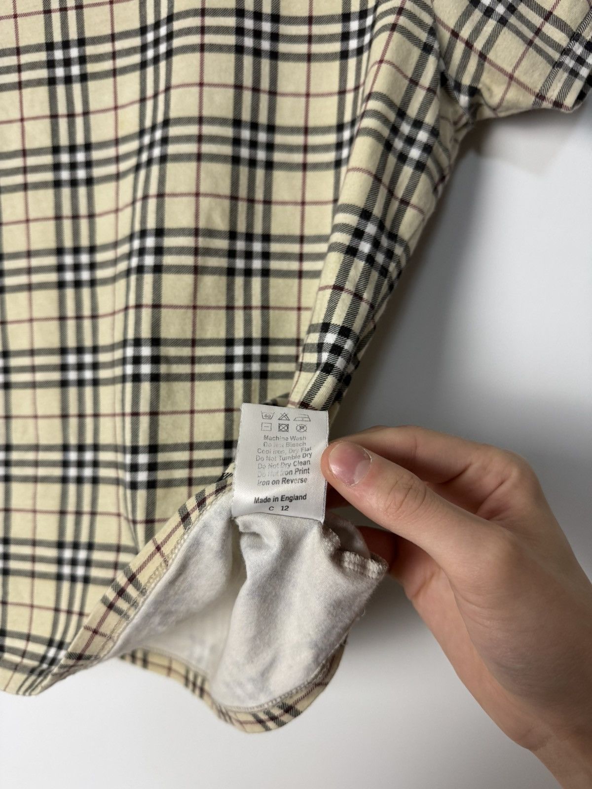 Burberry Vintage Burberry Iconic Nova Check Tee Luxury England design Size M / US 6-8 / IT 42-44 - 8 Thumbnail