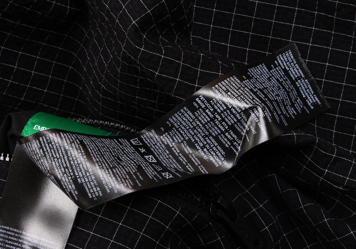 Emporio Armani Colorful Taping Grid Reversible Blouson in Black and Others Size US S / EU 44-46 / 1 - 17 Thumbnail