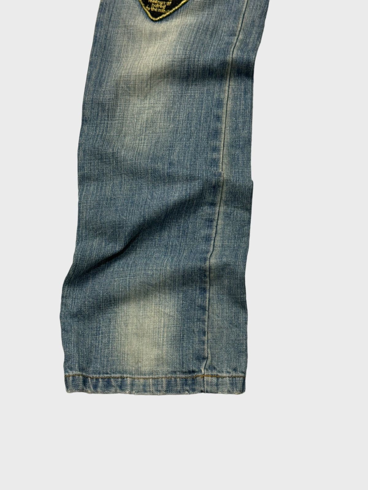 Hysteric Glamour Flare Distressed Patches Junya Watanabe Style Denim Jeans Size US 29 - 7 Thumbnail