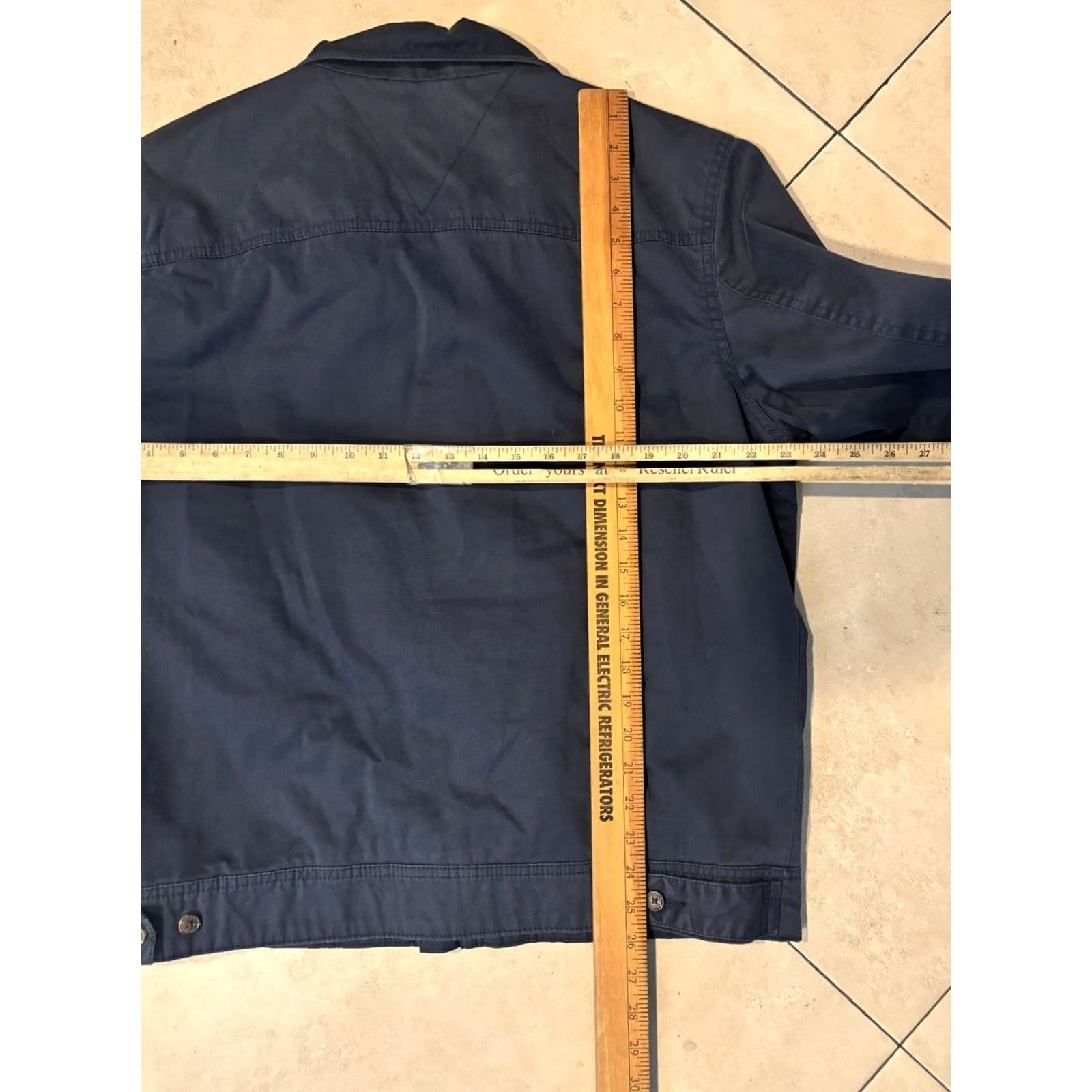 Tommy Hilfiger Tommy Hilfiger Jacket Mens M Blue Cotton Lined Bomber Full Zip Collared Size US M / EU 48-50 / 2 - 6 Thumbnail