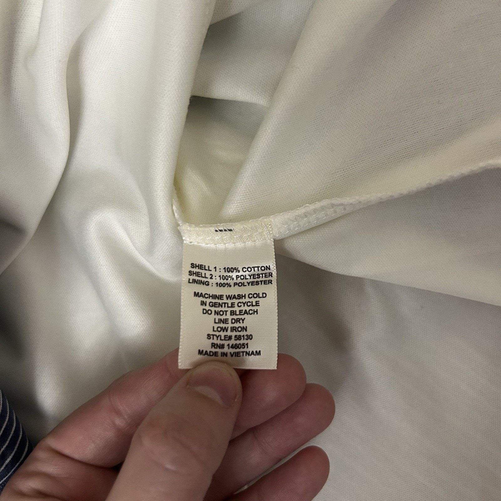 Other Monteau Los Angeles Women's White and Blue Dress Size Large Size L / US 10 / IT 46 - 5 Thumbnail