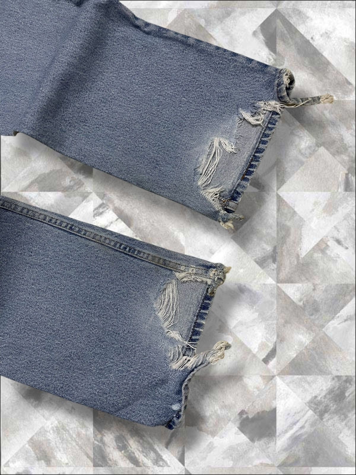 Levi's Vintage Clothing Vintage Designer Levis 505 Distressed Cloud Blue Denim Size US 30 / EU 46 - 12 Thumbnail