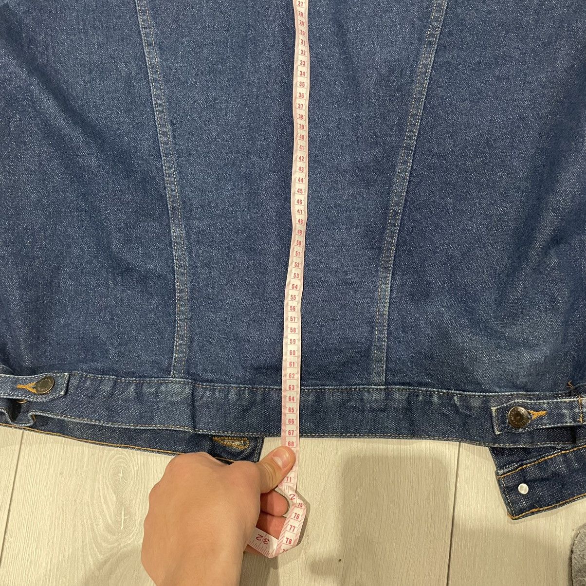 Vintage × Wrangler 80s Vintage Wrangler M-159 Western Denim Jeans Jacket bomber Size US L / EU 52-54 / 3 - 9 Thumbnail