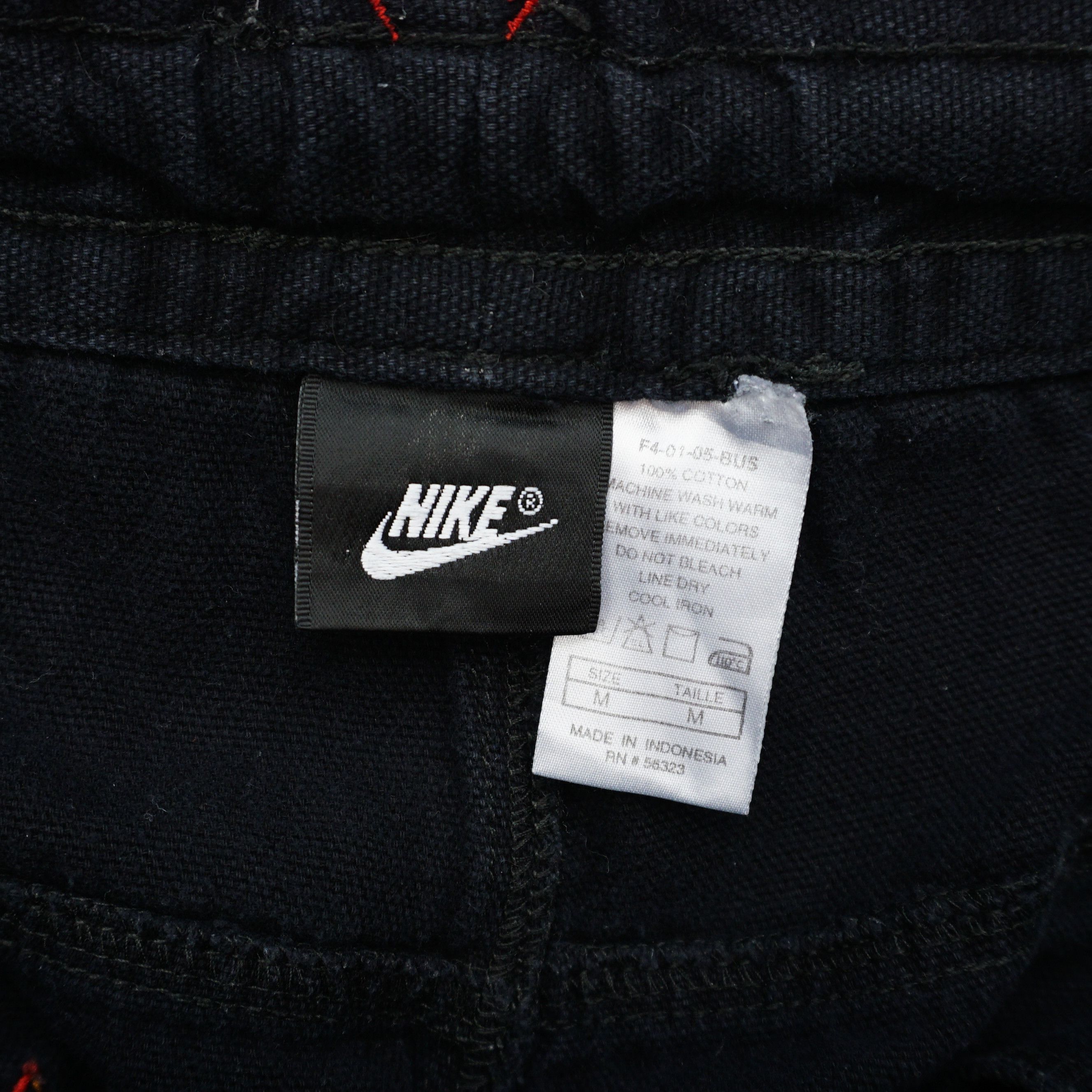 Nike 1990's Vintage Alley Hoops Track Pants/Joggers Size US 28 / EU 44 - 5 Thumbnail